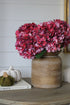 Faux Autumn Ruby Red Hydrangea