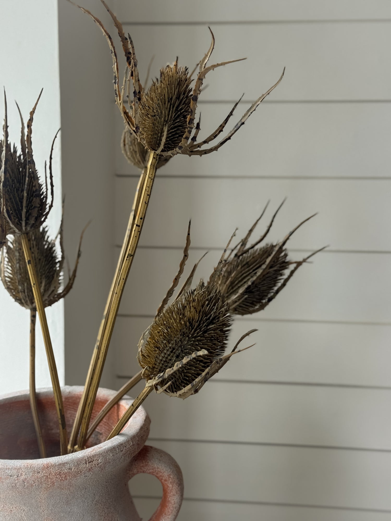 Faux Brown Teasel Bunch