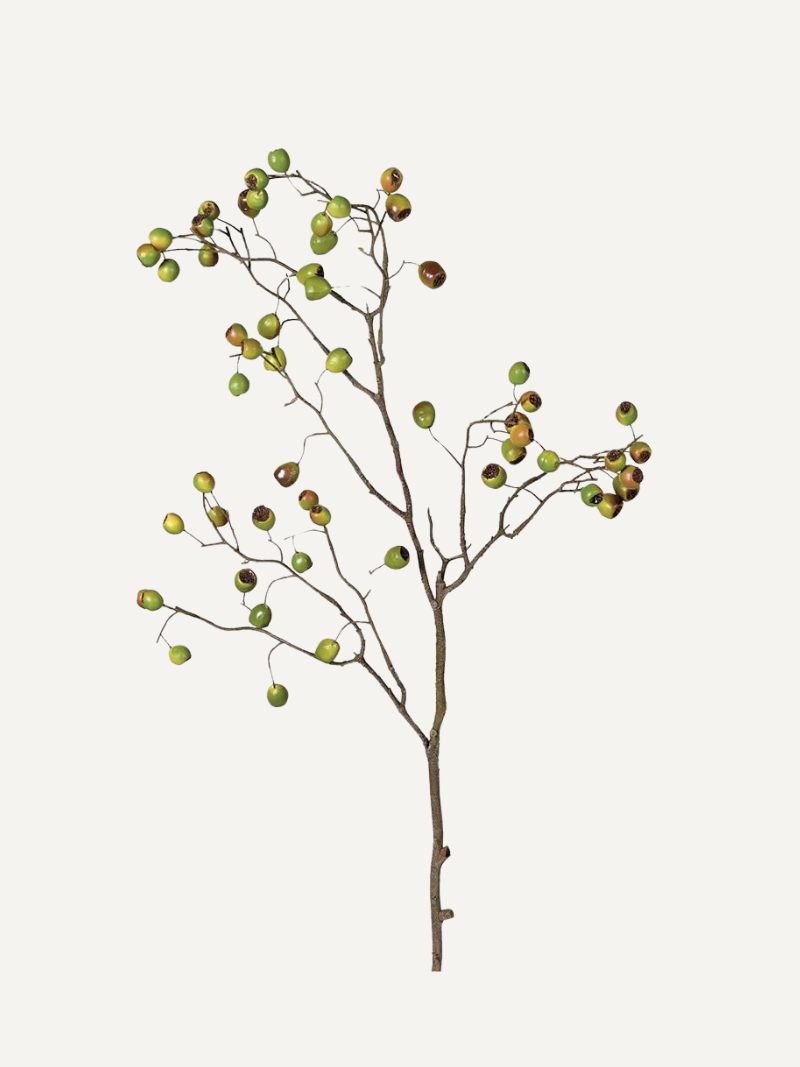 Faux Dual Toned Berry Eucalyptus Branch