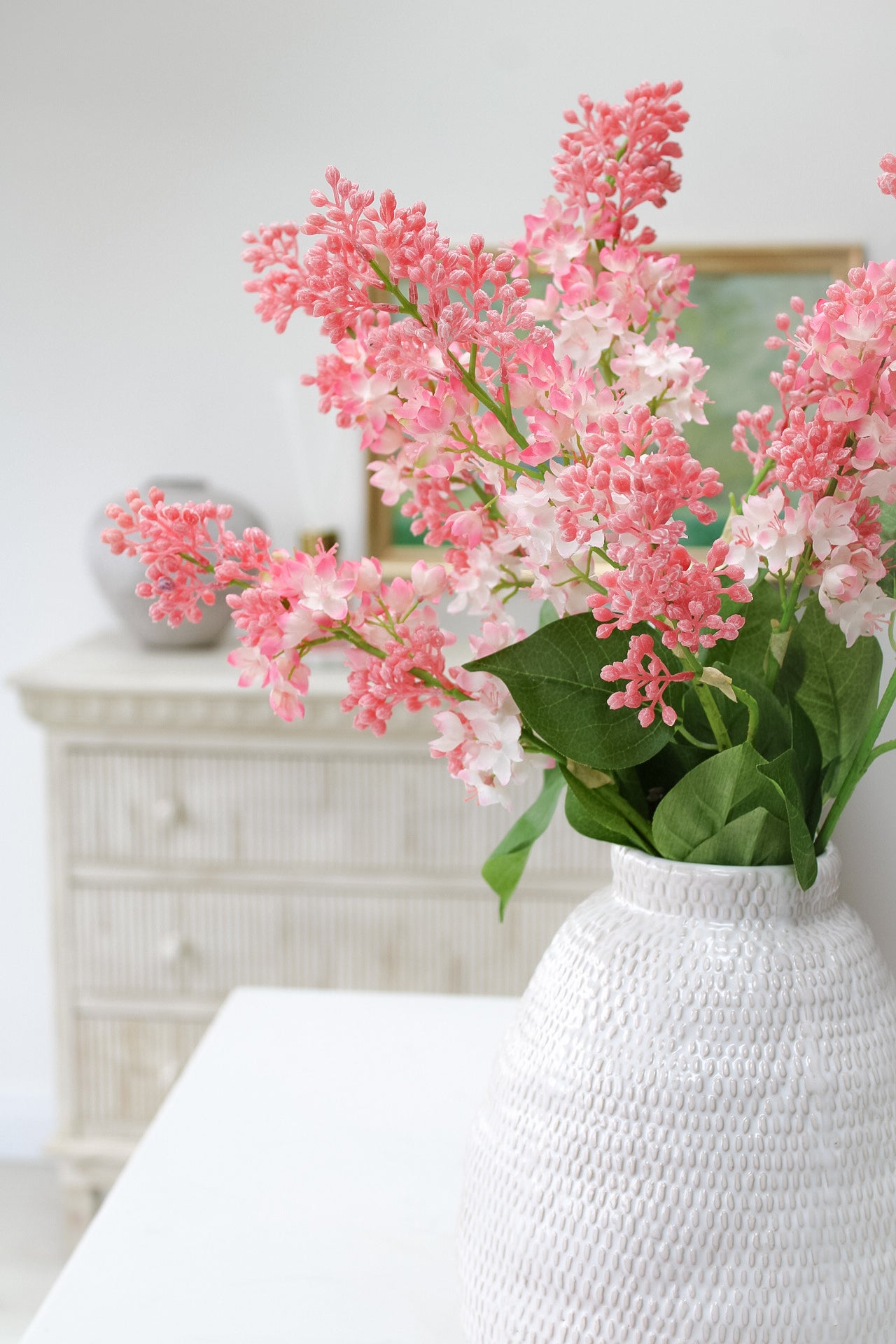 Faux Pale Pink Lilac Spray