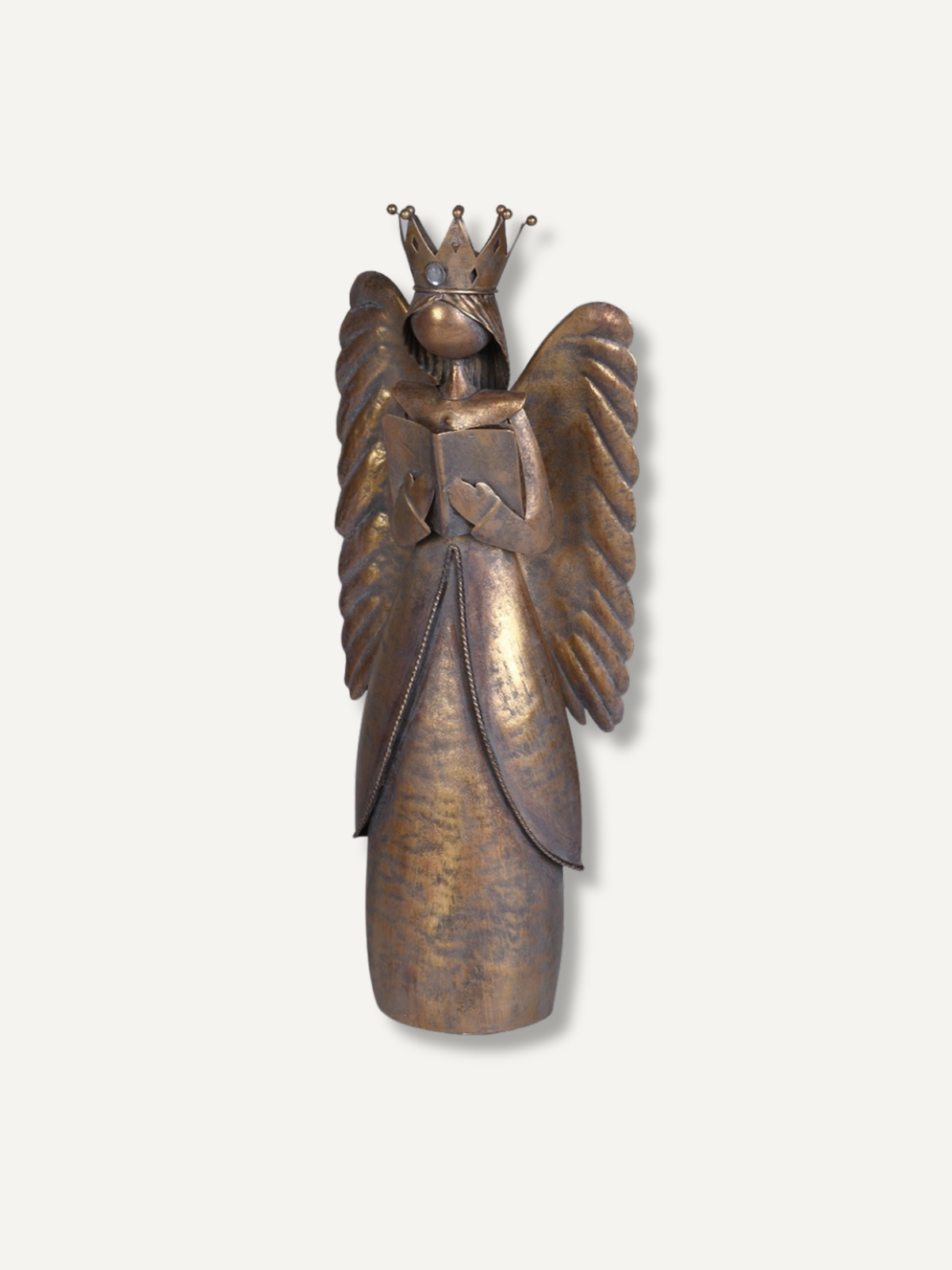 Gold Choir Singing Angel Decoration