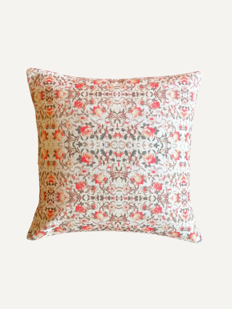 Gordes Tiny Floral Linen Cushion