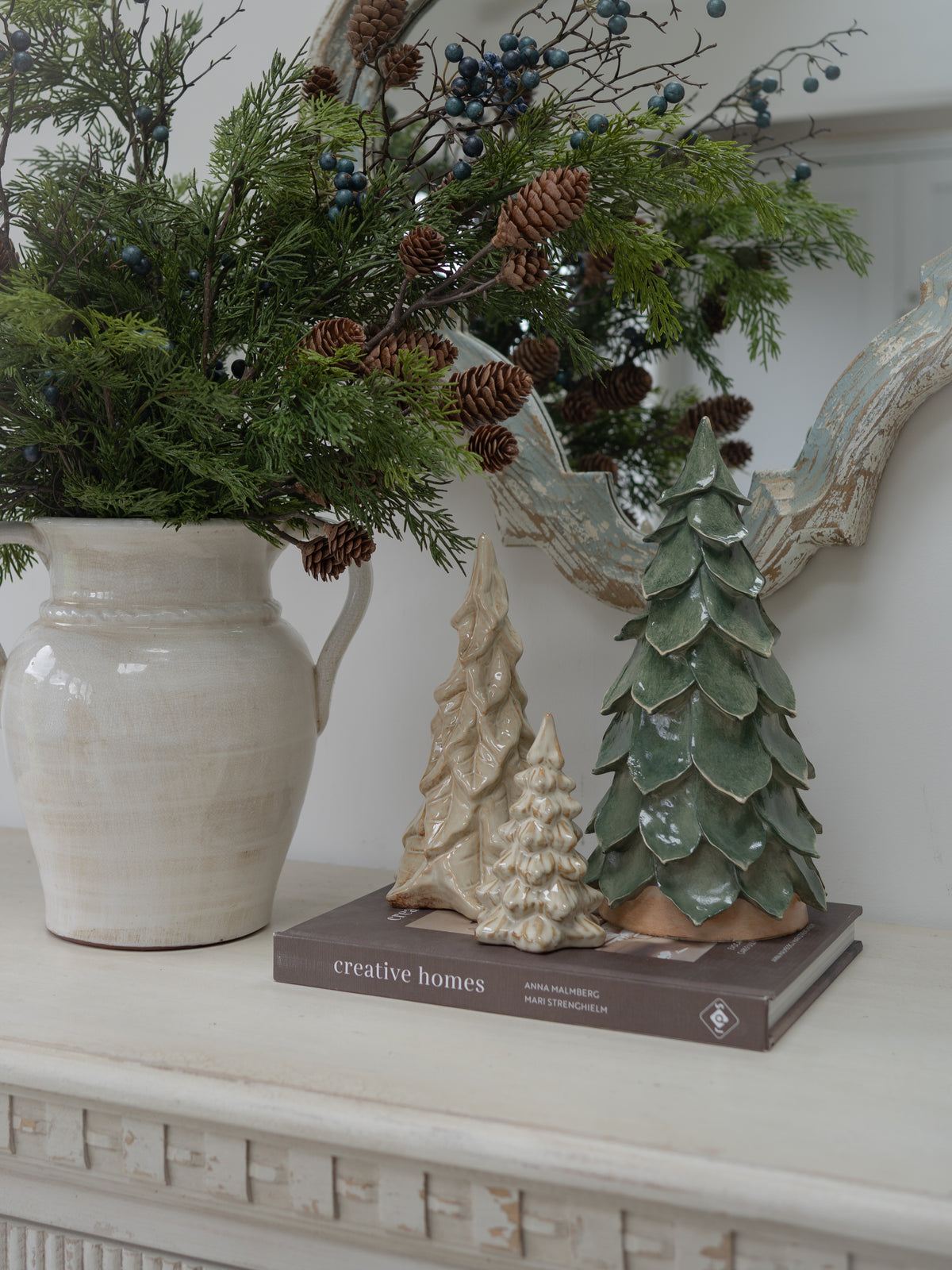 Green & Cream Christmas Tree Styling Bundle