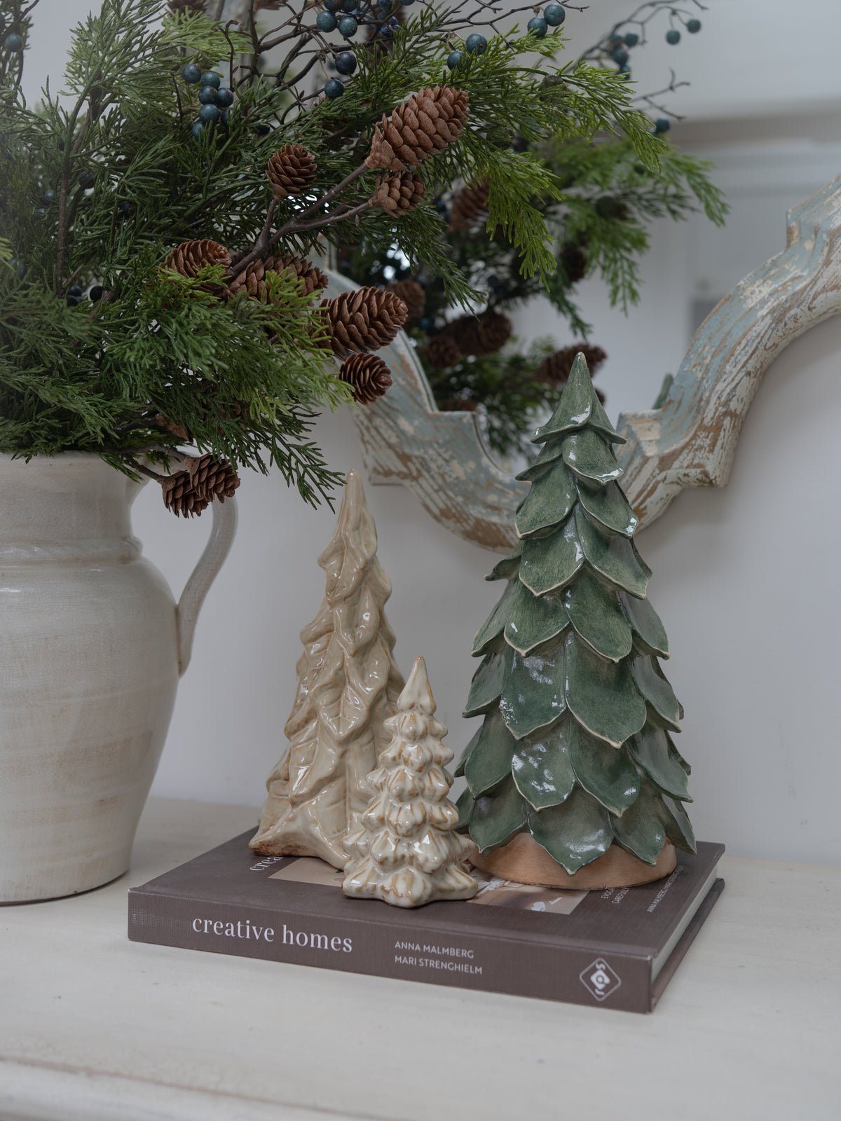 Green & Cream Christmas Tree Styling Bundle