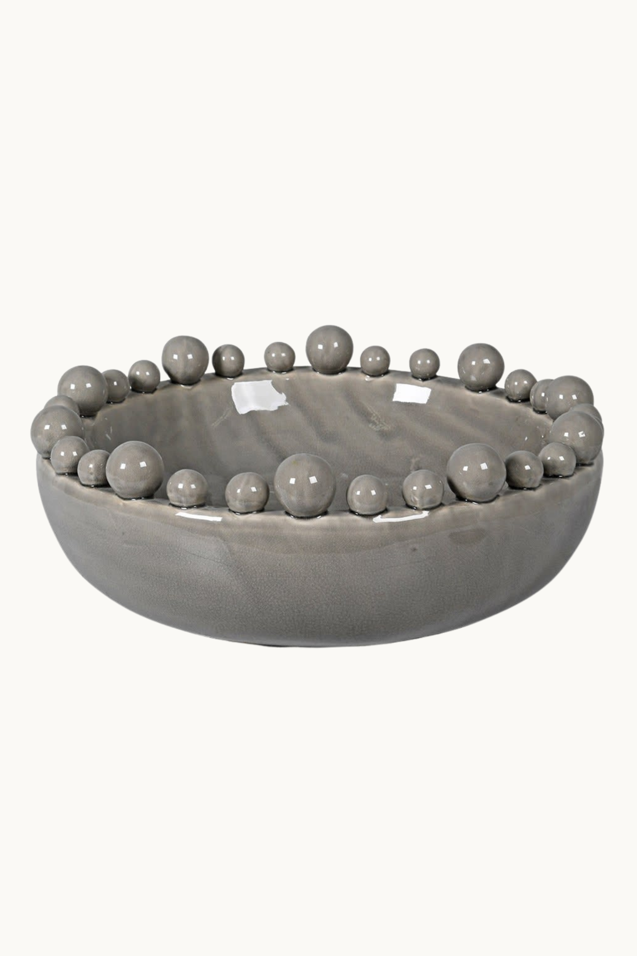 Grey Bobble Bowl