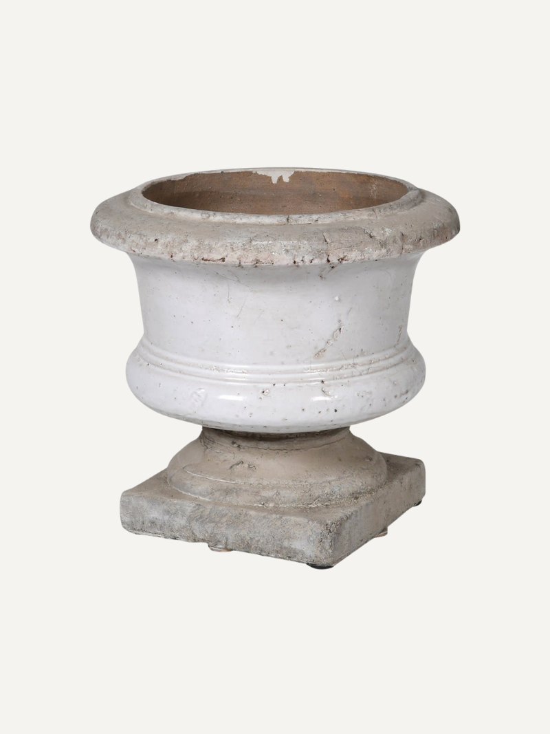 Grey Stoneware Urn Planter