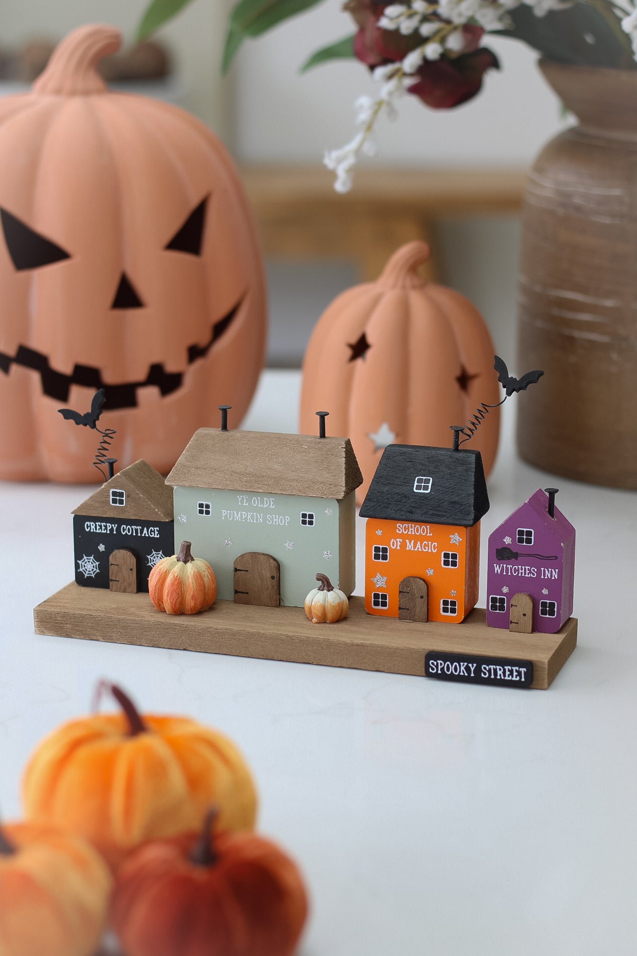 Halloween Spooky Street House Block