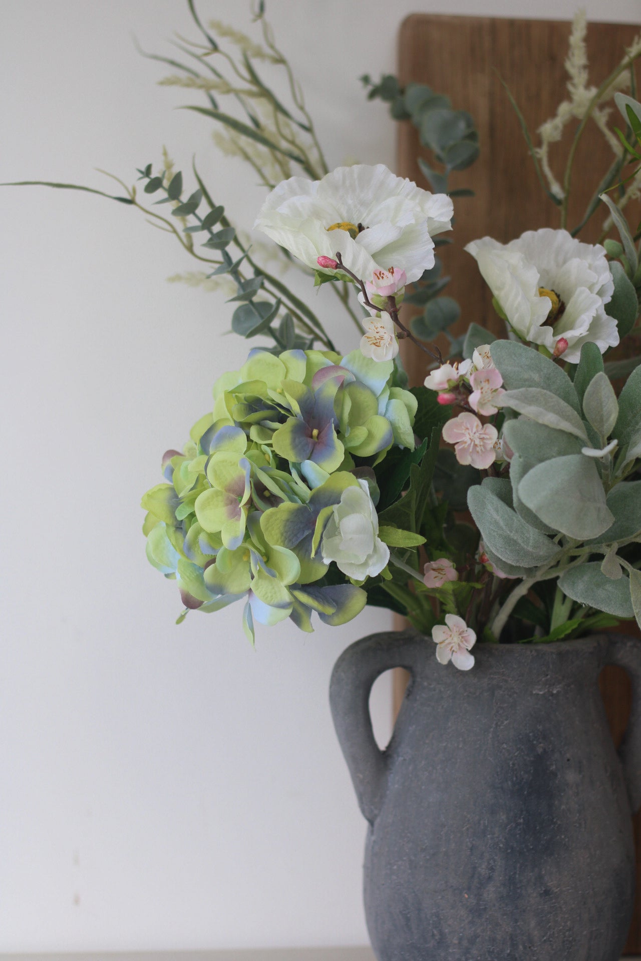 Lilac Country Garden Faux Floral Arrangement