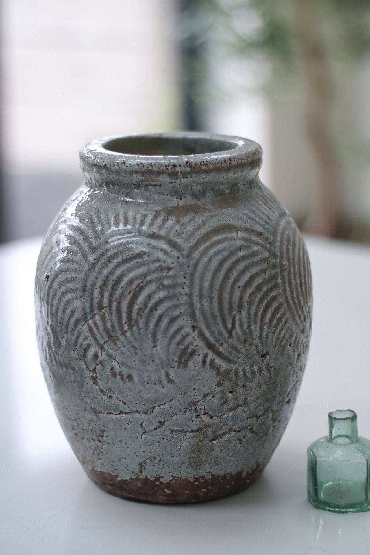 Malvern Distressed Stoneware Vase