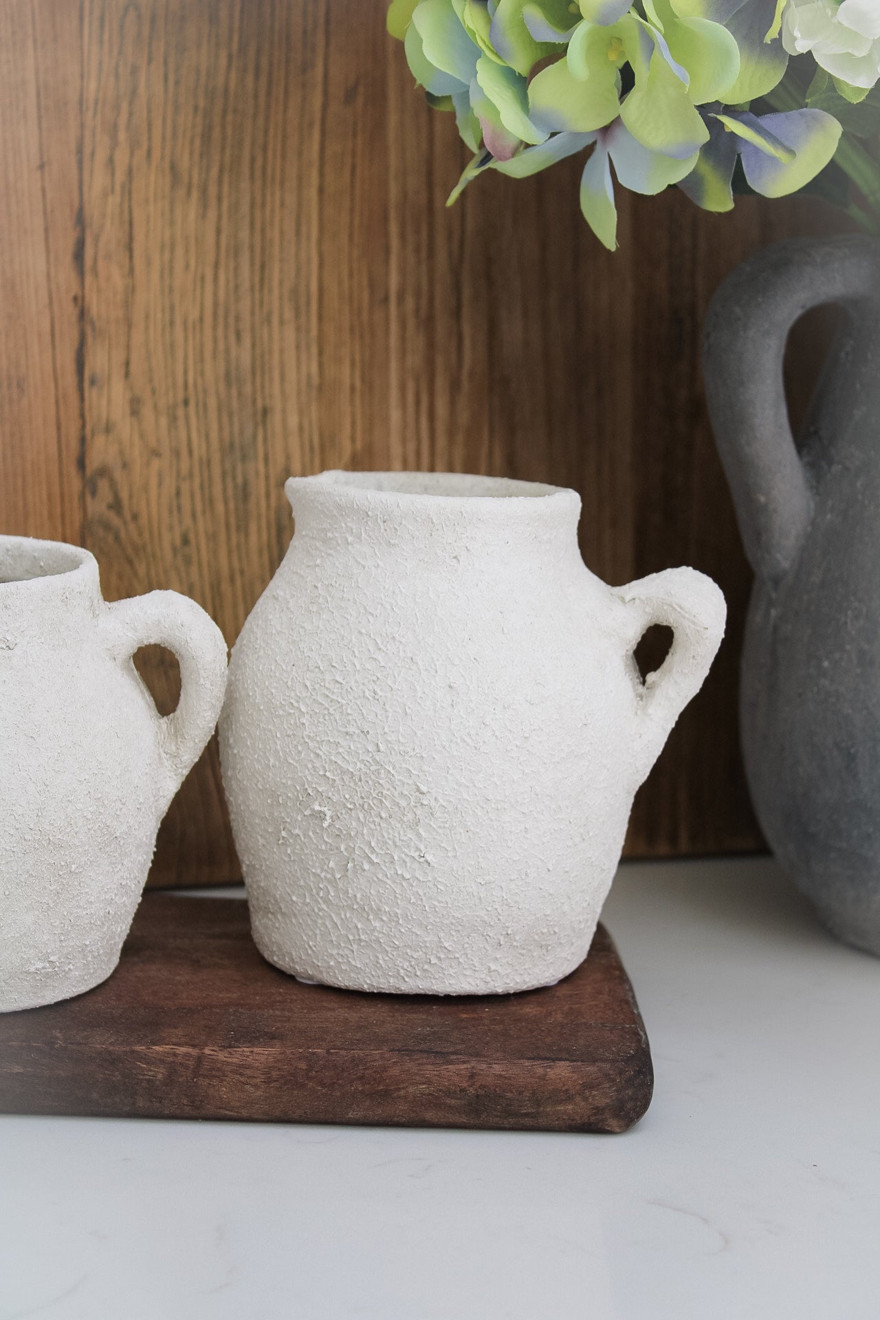 Merton White Textured Jug