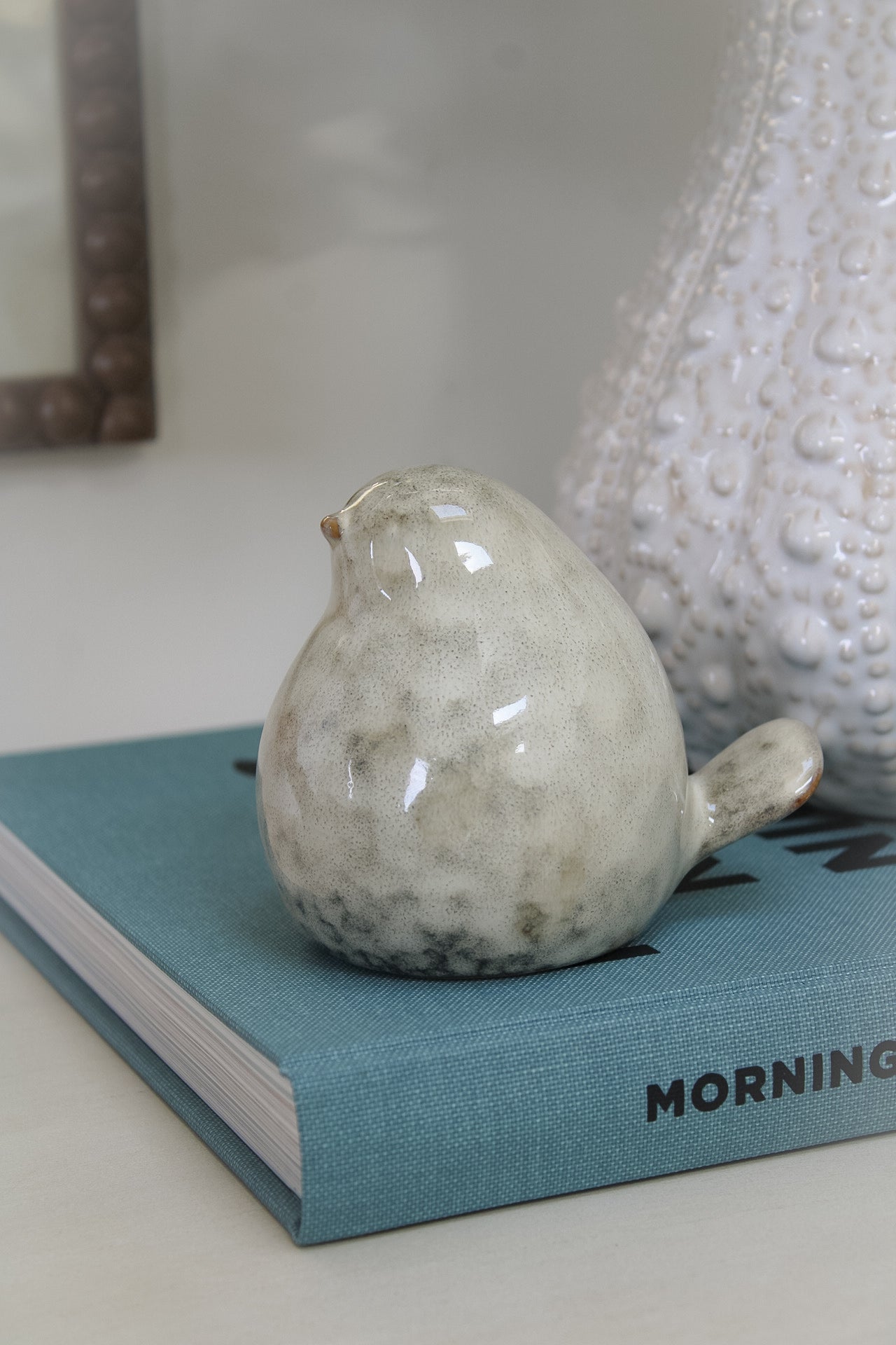 Misty Ceramic Plump Bird