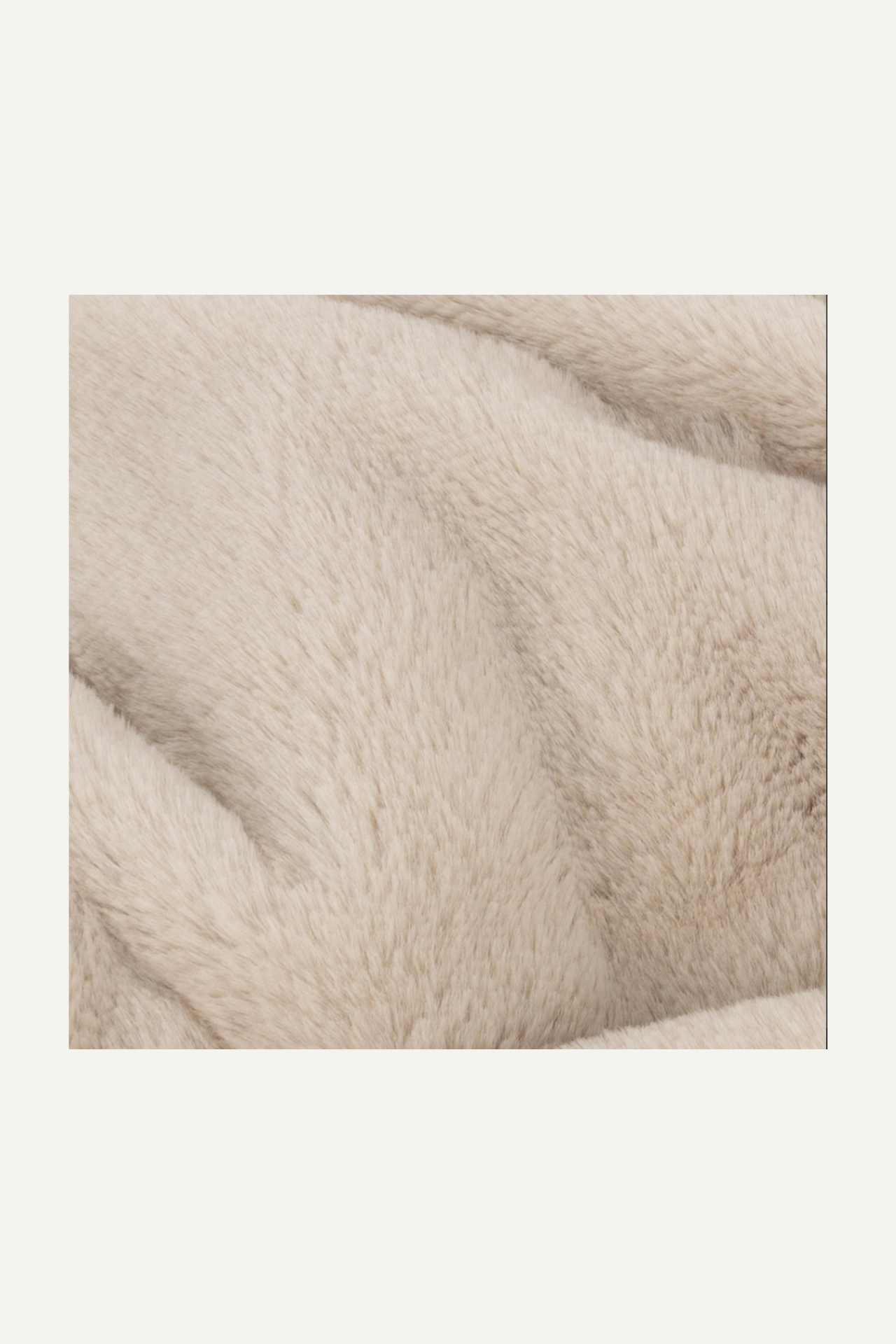 Natural Super Soft Faux Fur Throw for cosy home decor