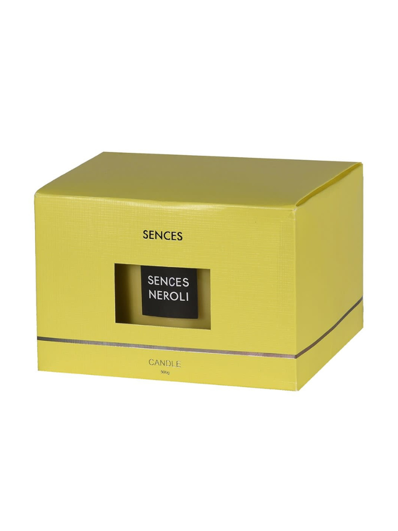 Yellow box with &