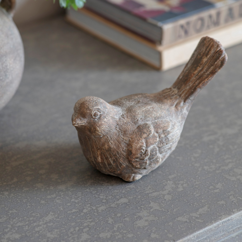 Pair of Stoneware Birds