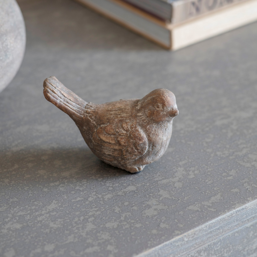 Pair of Stoneware Birds