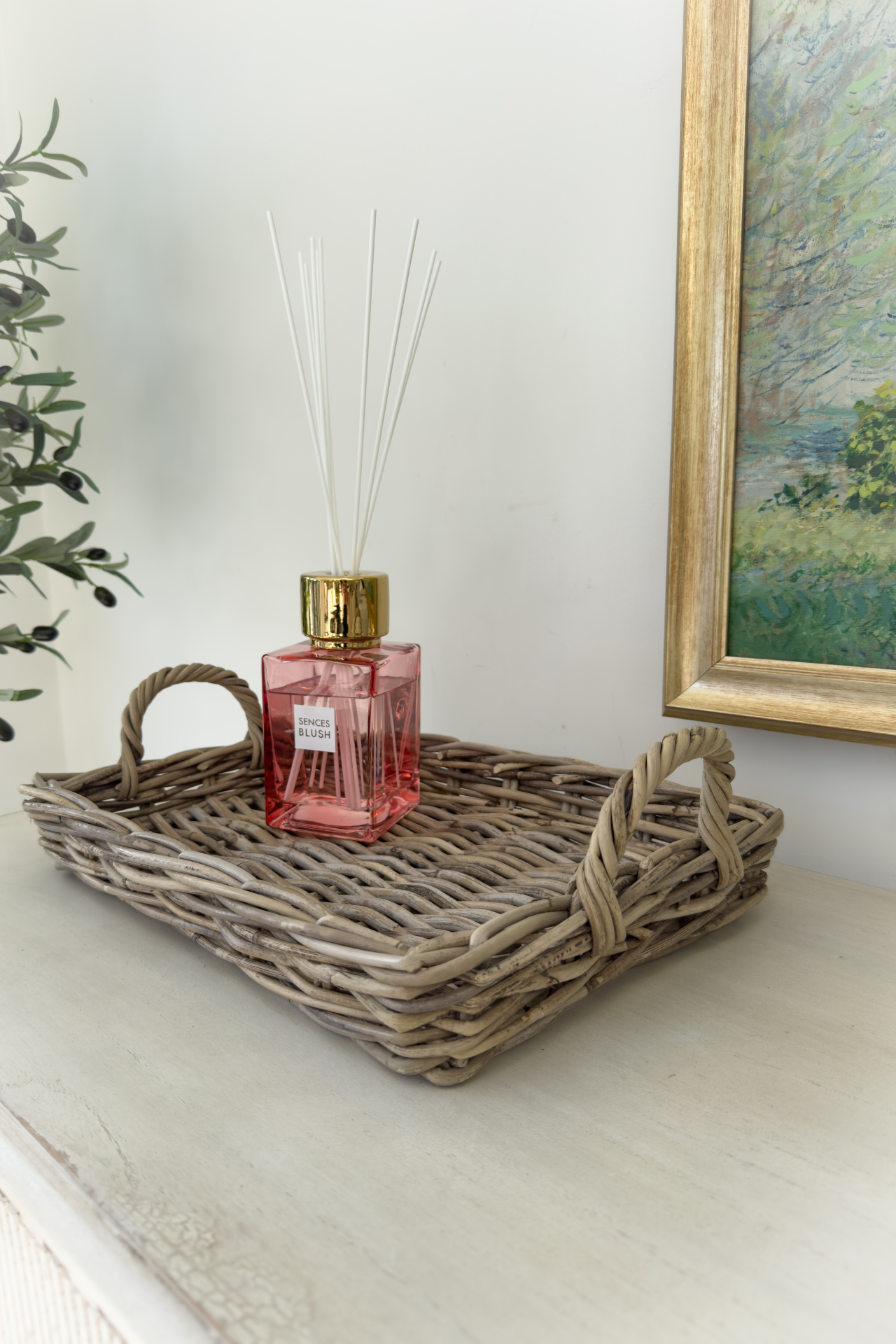 Rectangular Rattan Wicker Tray