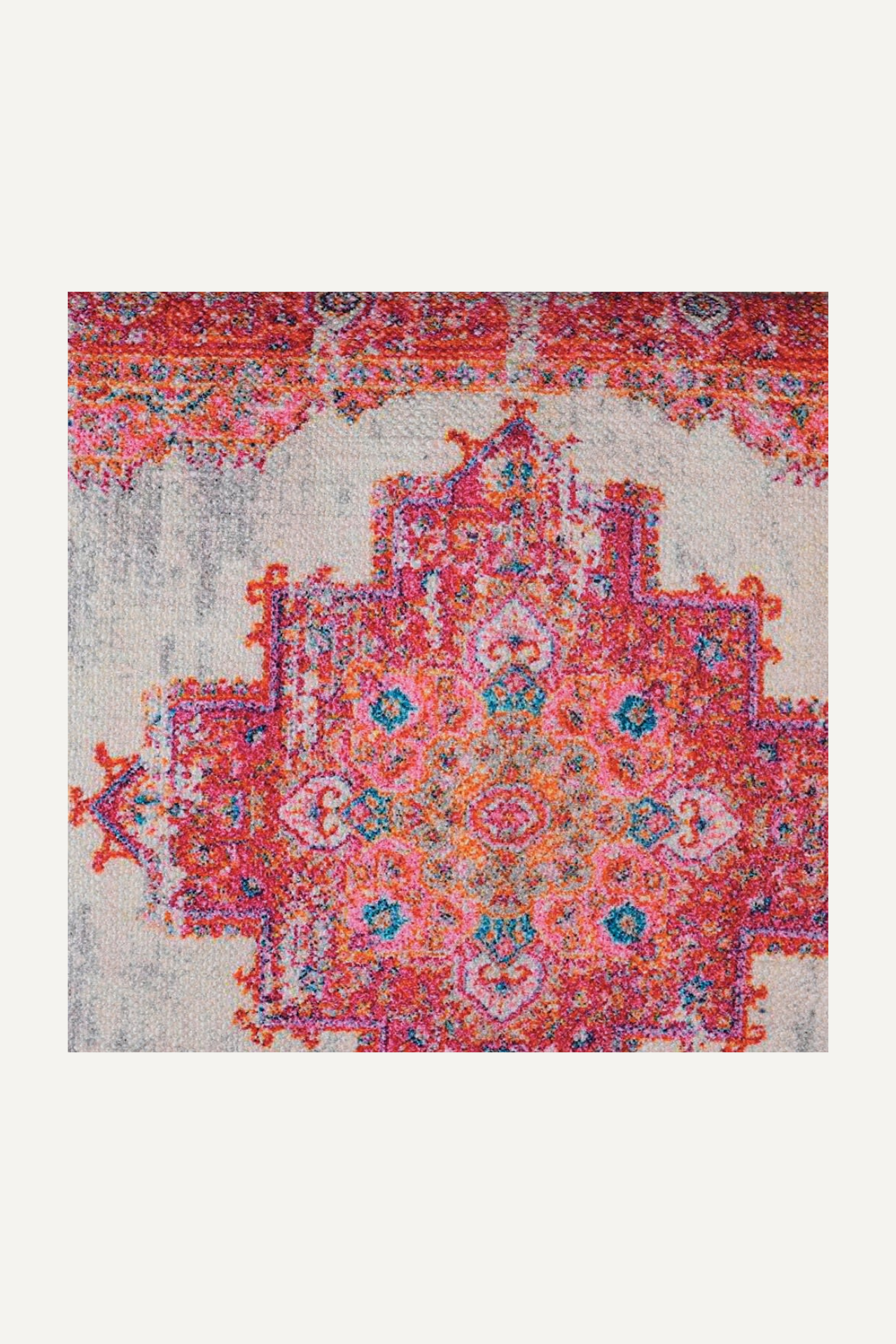 Red Diamond Patterned Cushion 002