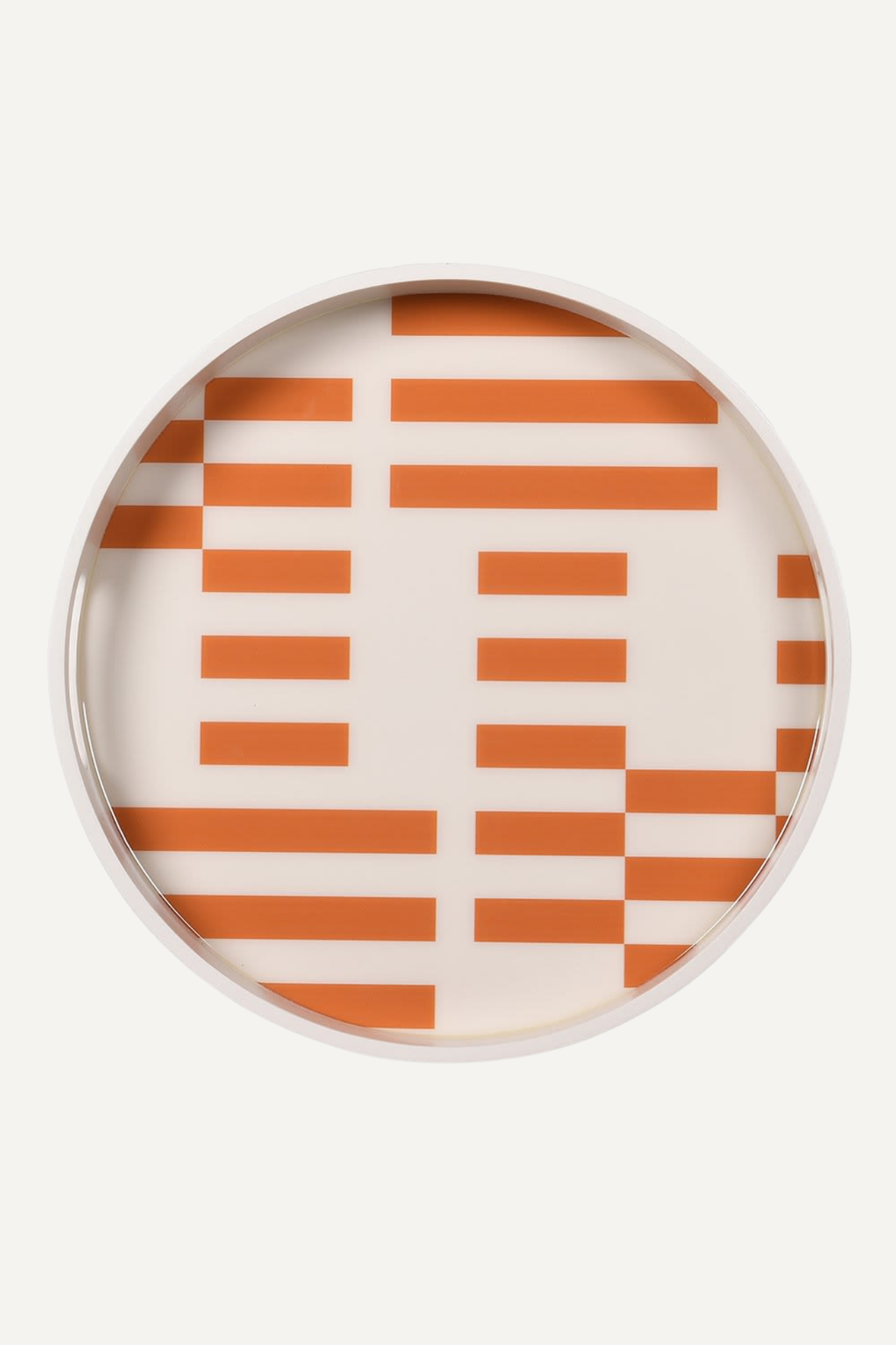 Retro Round Decorative Tray