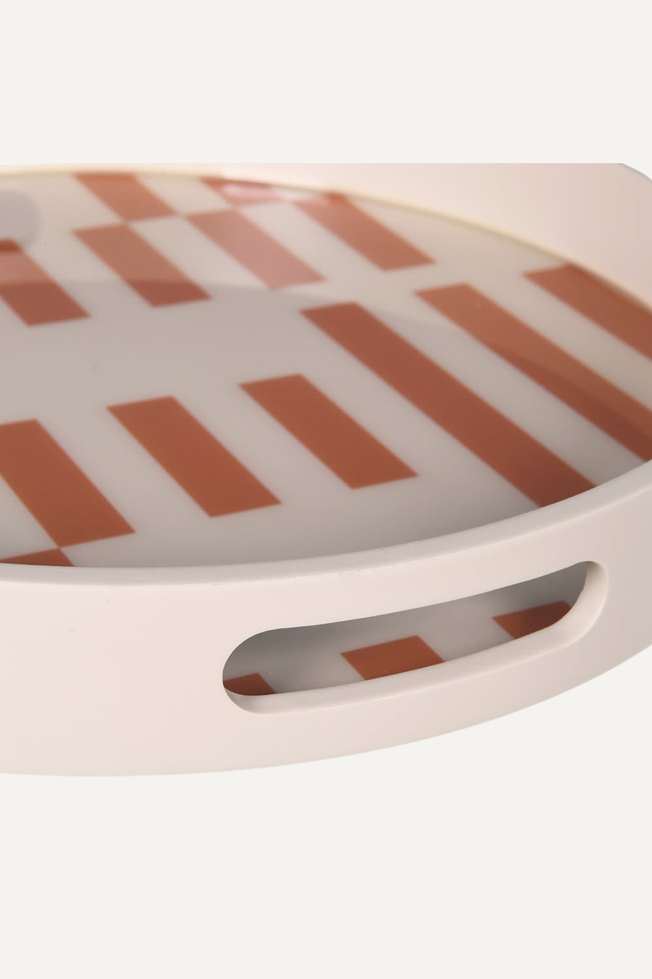 Retro Round Decorative Tray