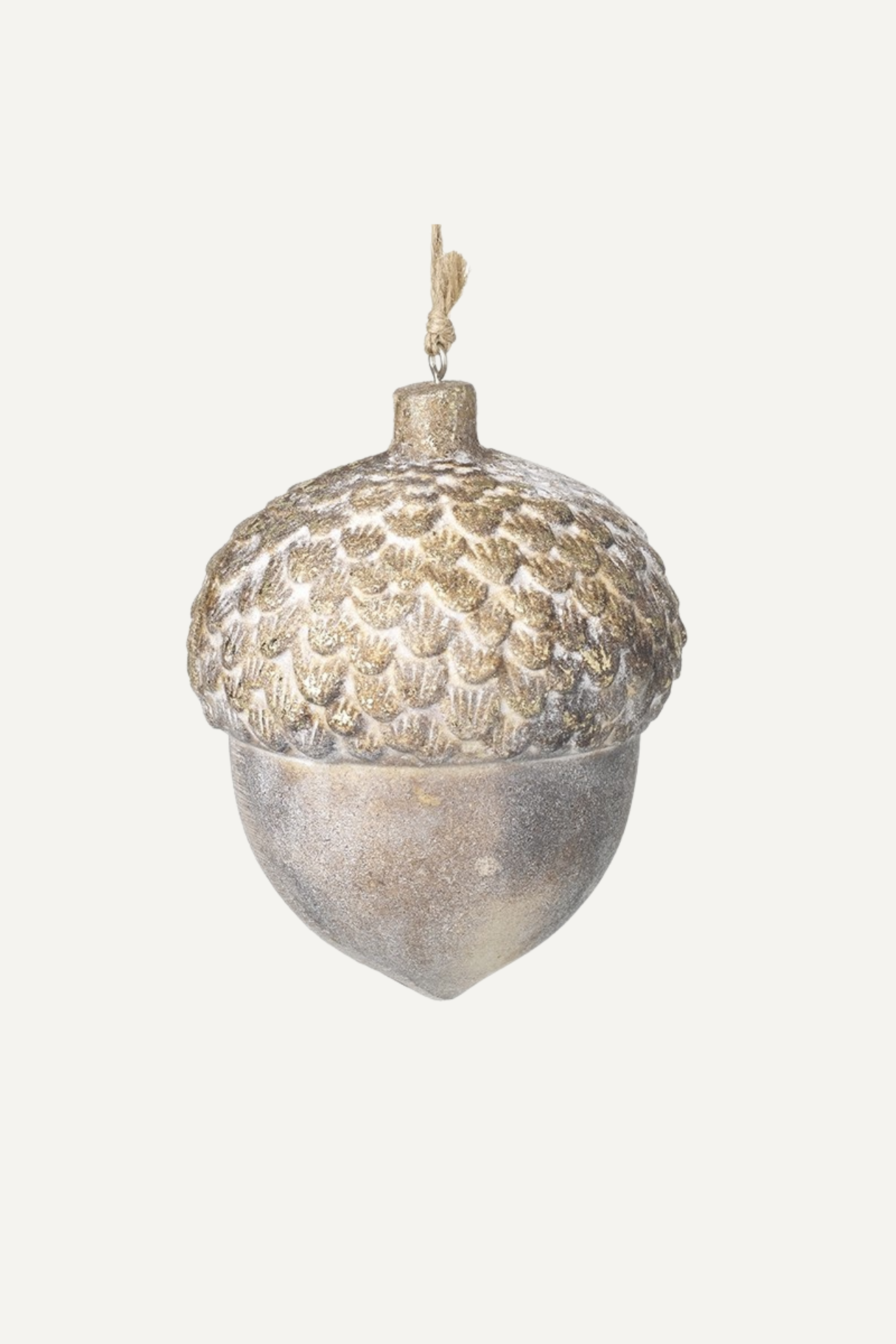 Rustic Gold Finished Acorn Tree Hanger for christmas tree