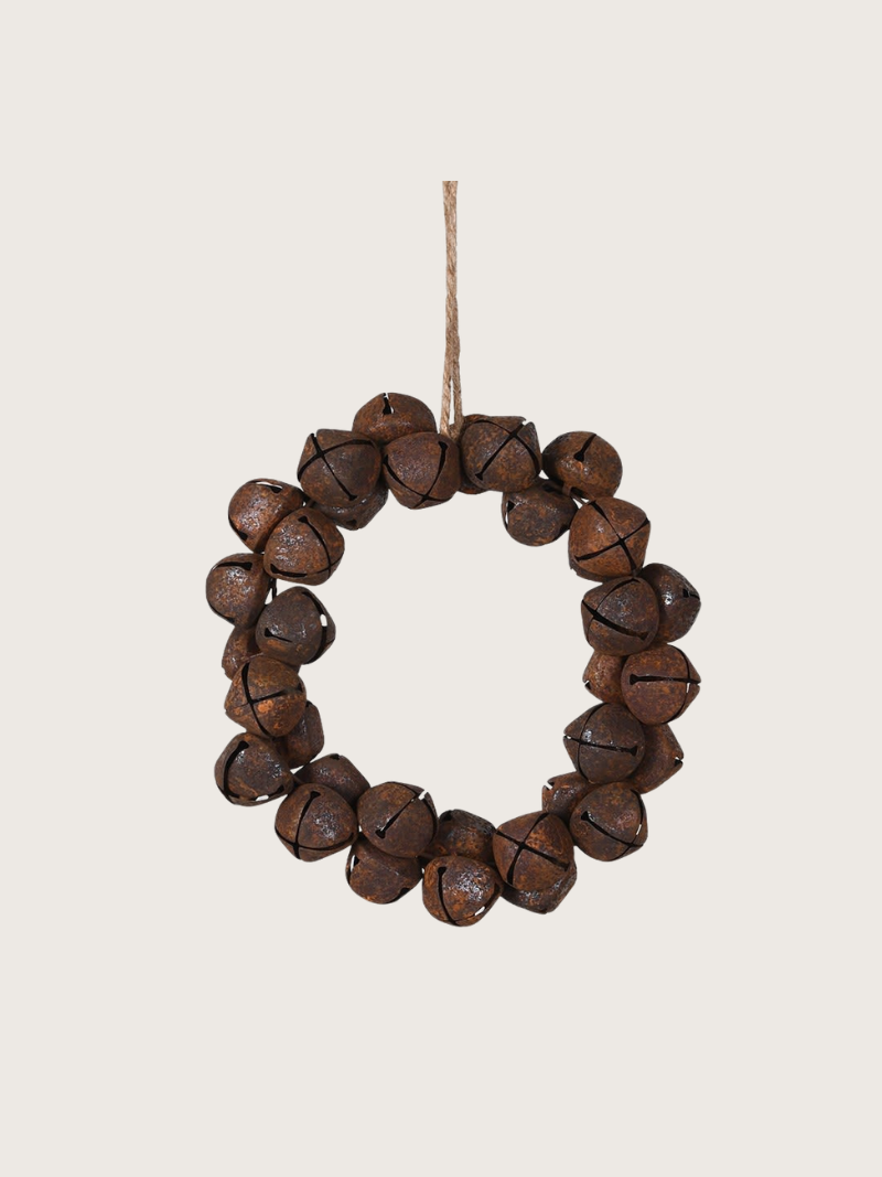 Rustic Hanging Bells Wreath