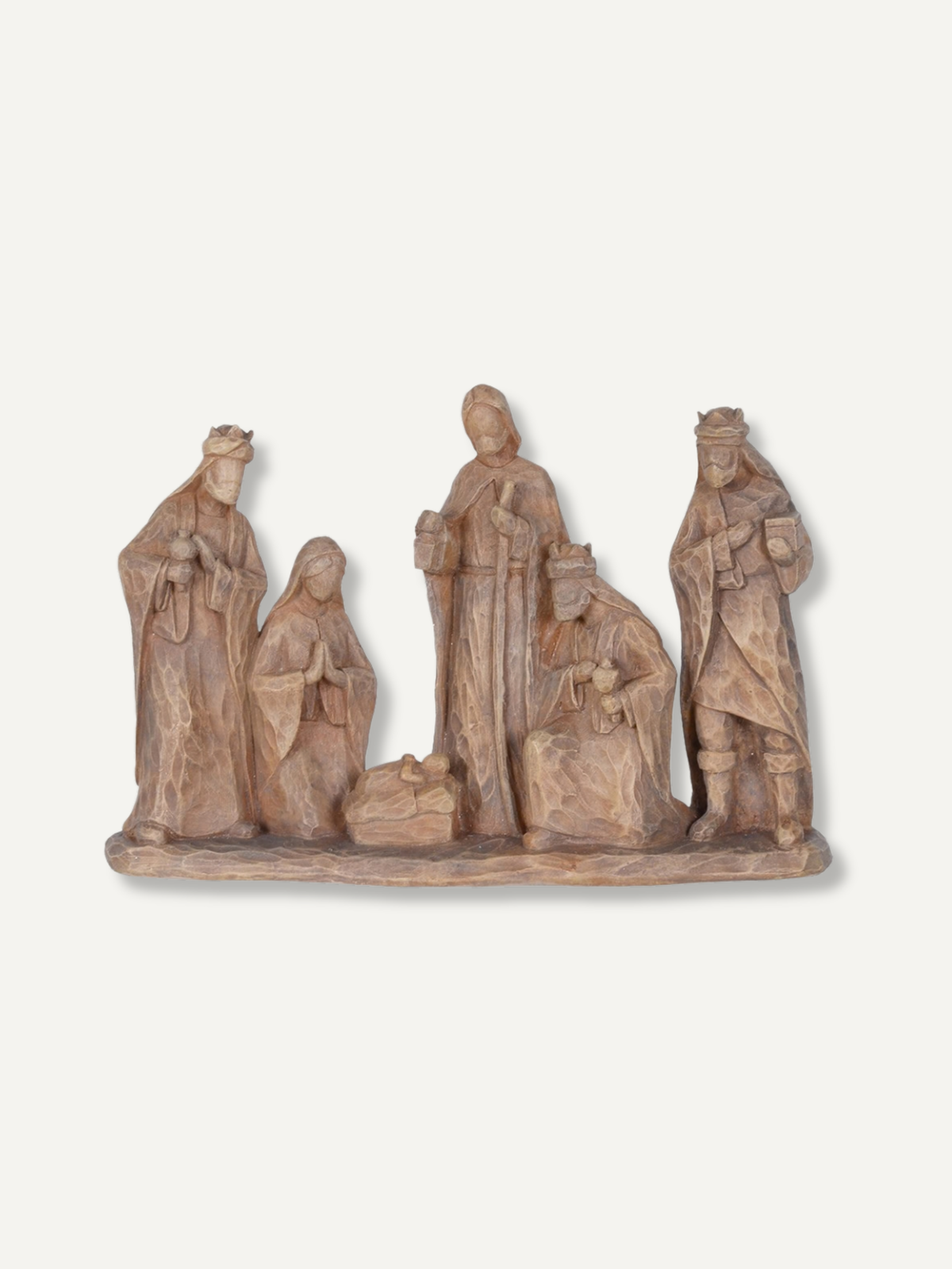 Rustic Nativity Ornament