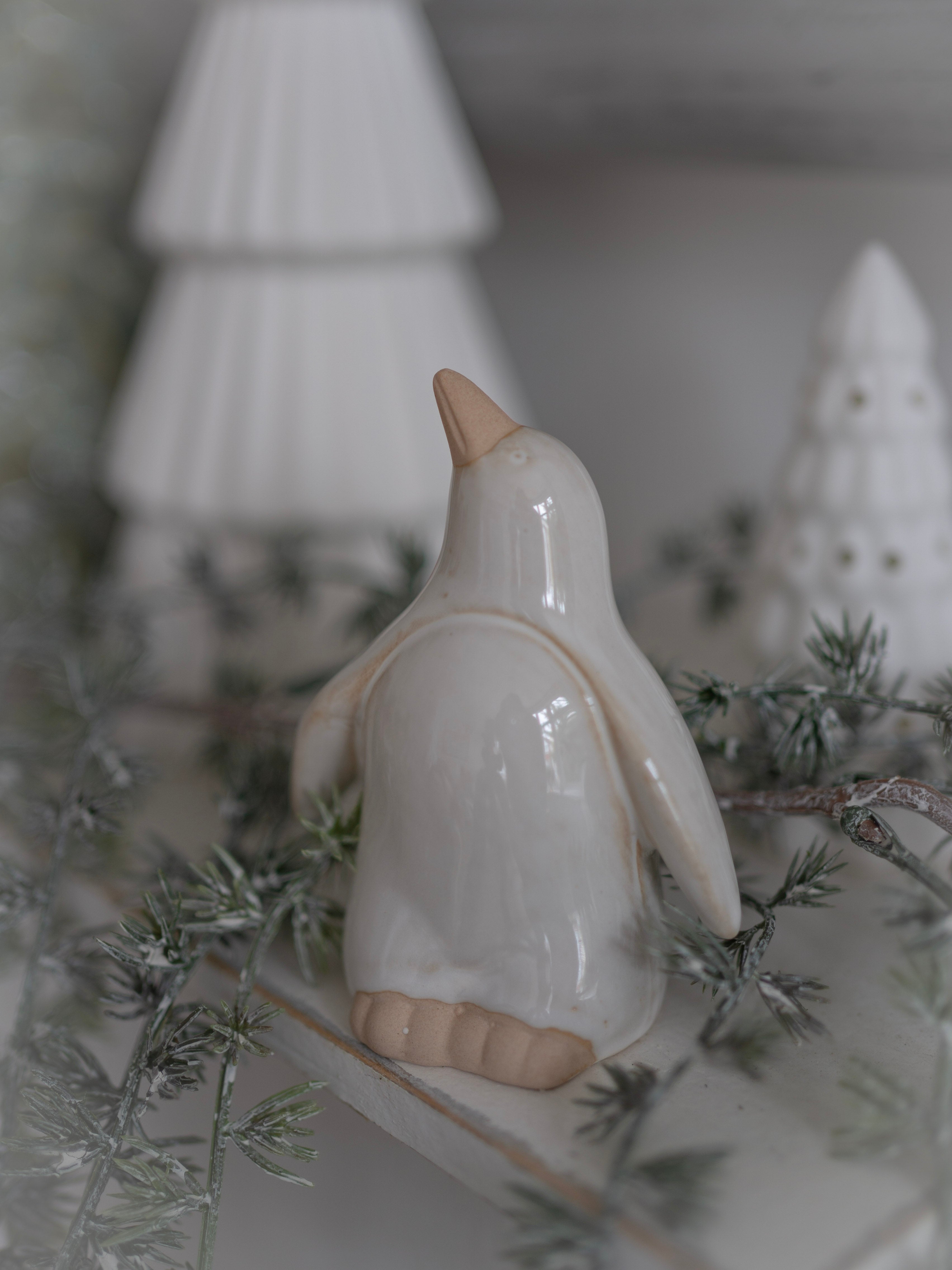 Small Ceramic Penguin Ornament