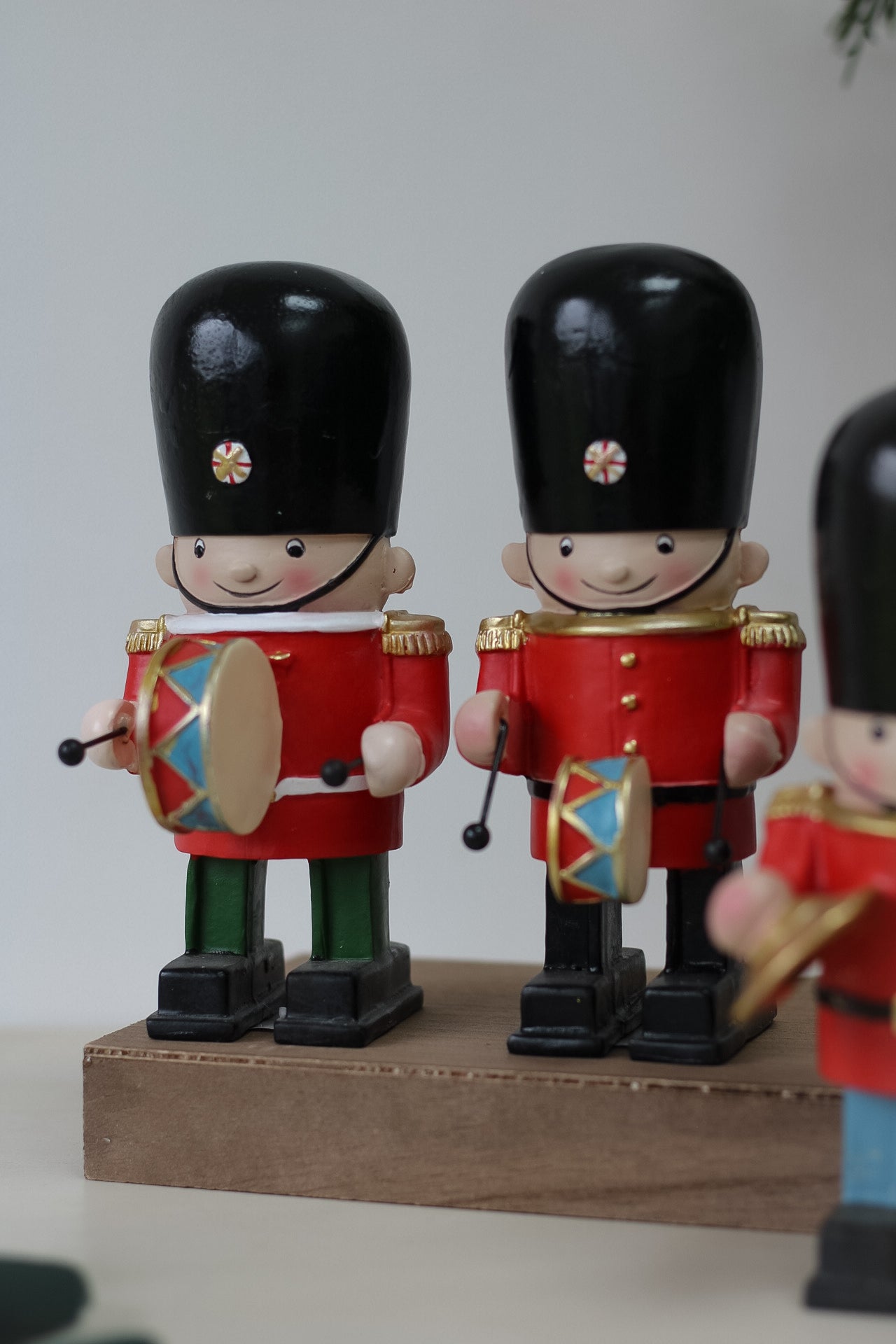 up close of Christmas soldier ornament for festive home decor