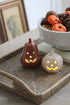 Speckled Ceramic LED Pumpkin