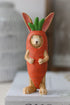 Spring Rabbit Ornament dressed as a carrot for spring decor