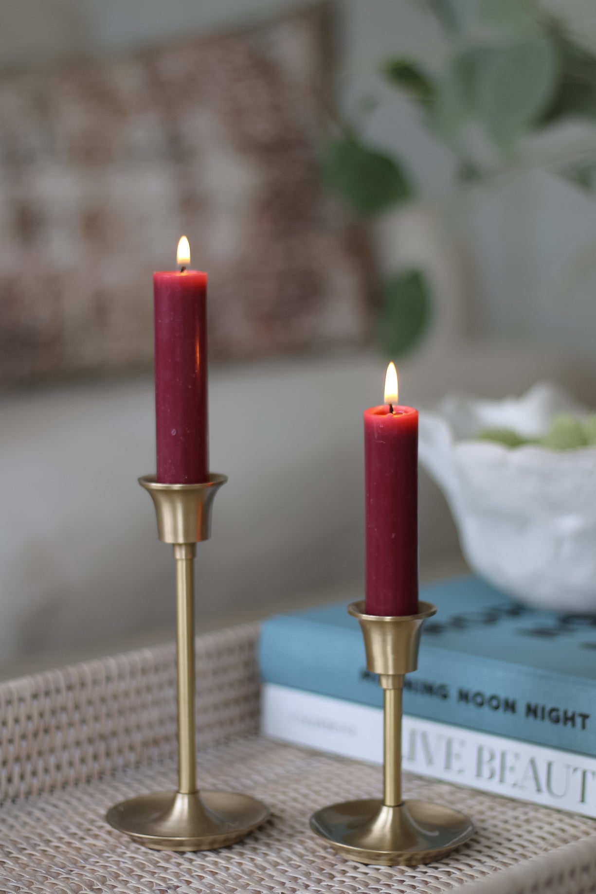 Tall Brass Candlestick