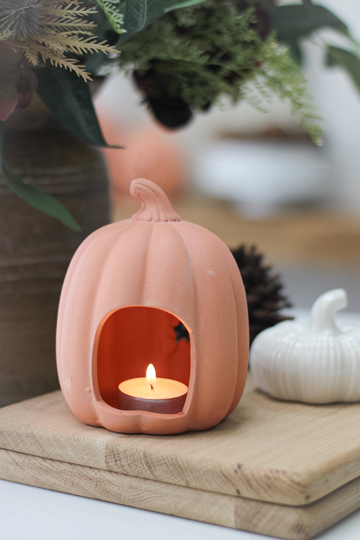 back of back pumpkin lantern