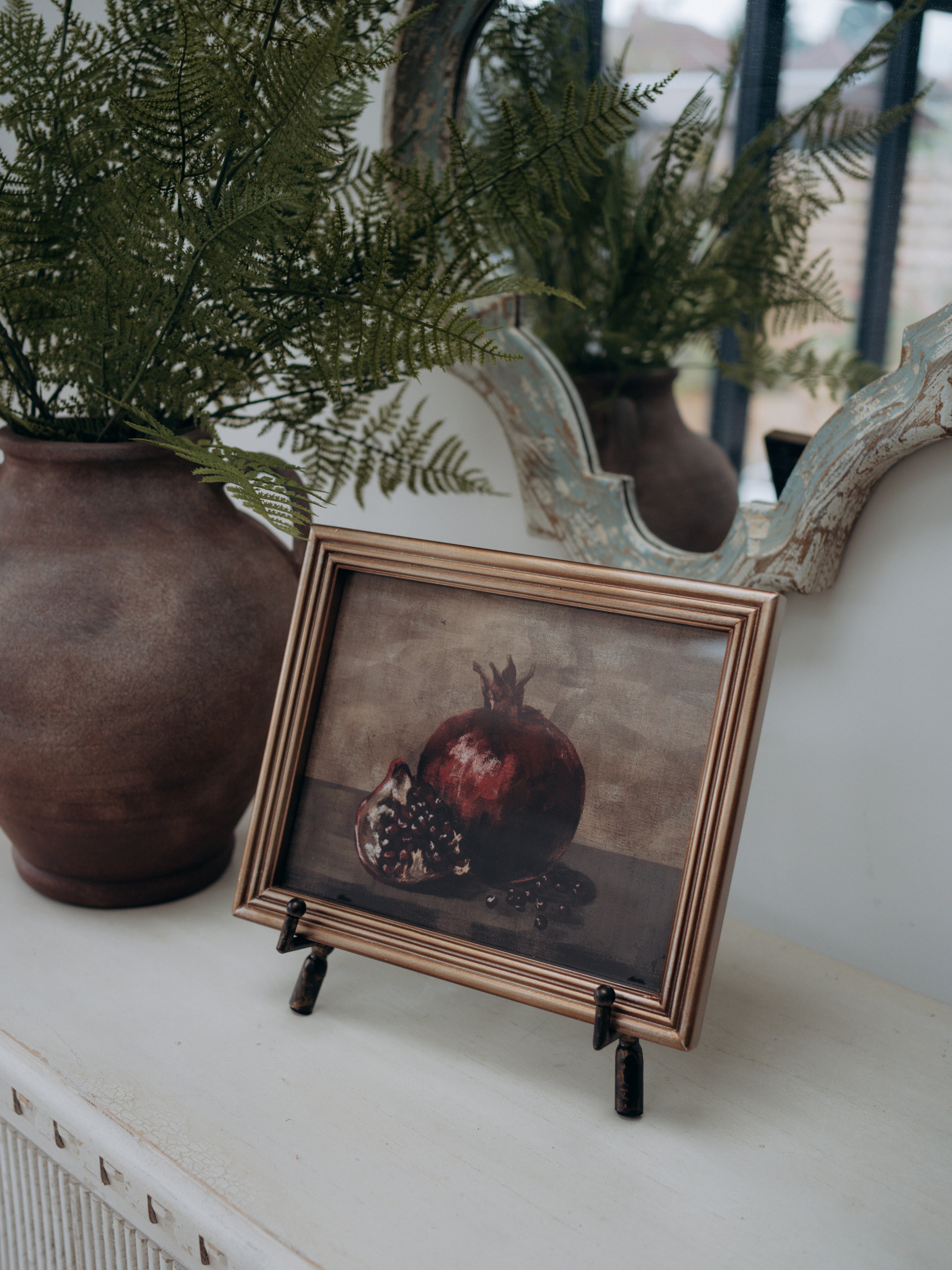 Vintage Pomegranate Study Wall Art