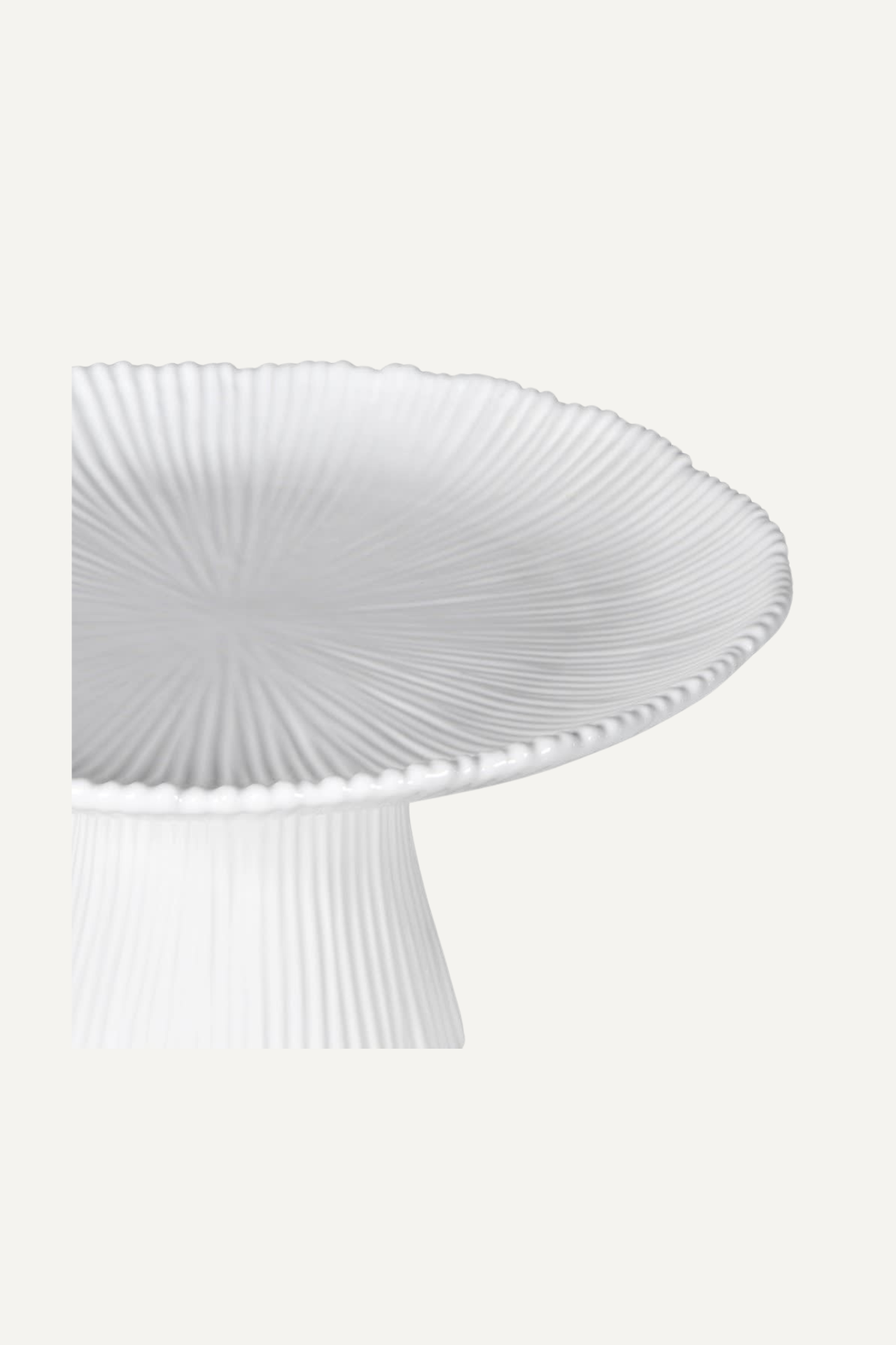 White Ceramic Cake Stand