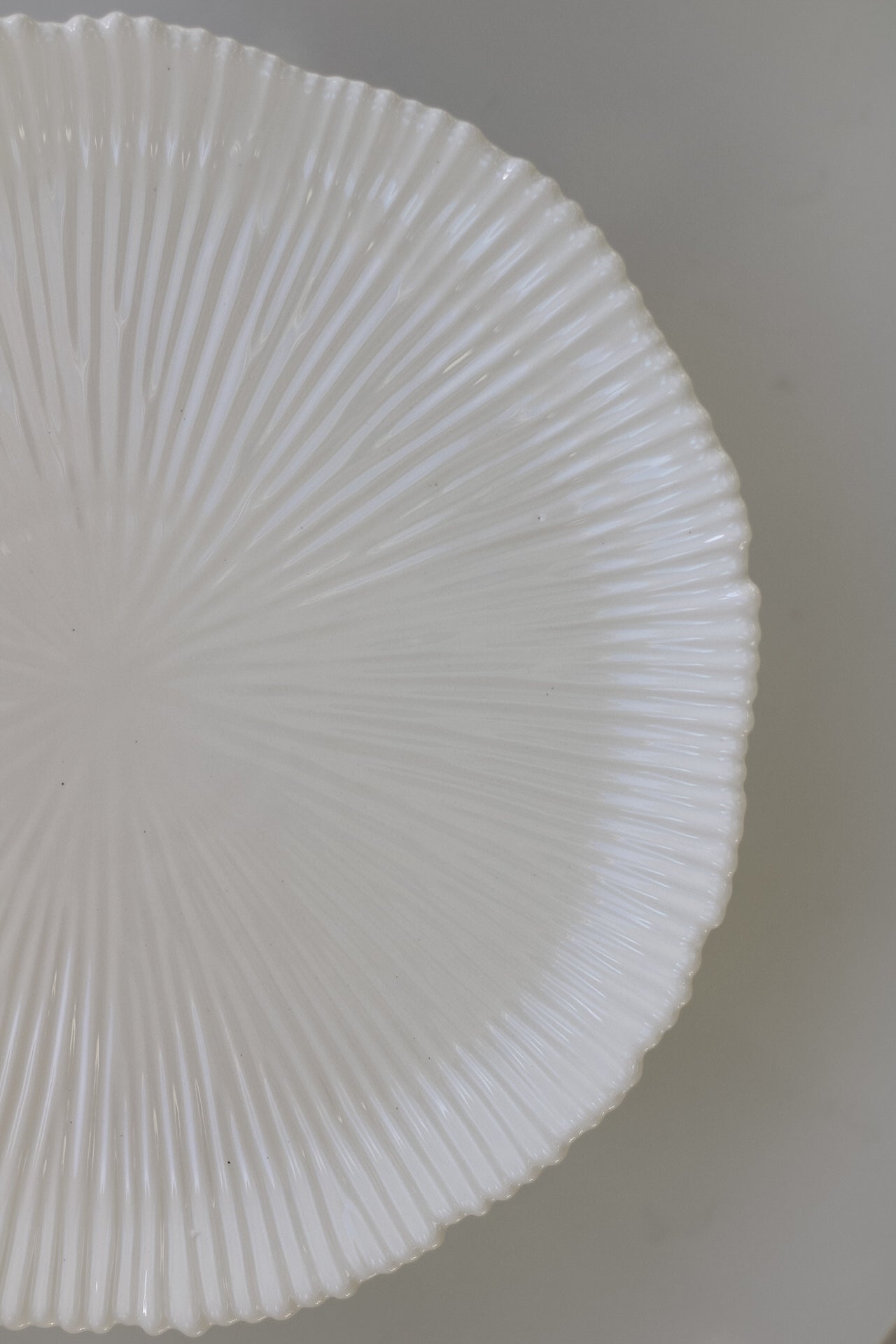 elegant white ceramic cake stand
