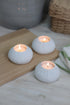 White Sea Urchin Candle Holder