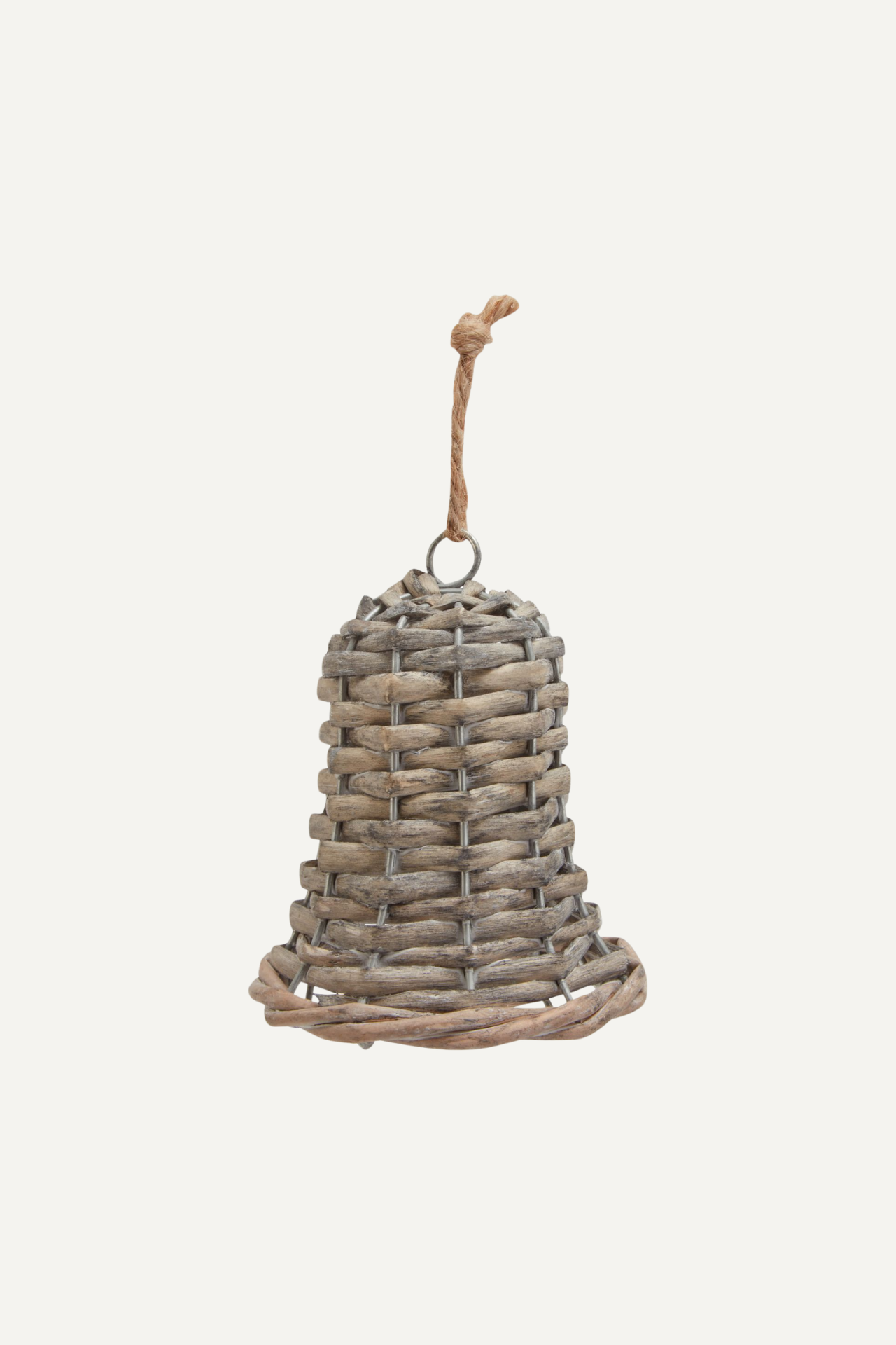 Wicker Bell Decoration for christmas home decor