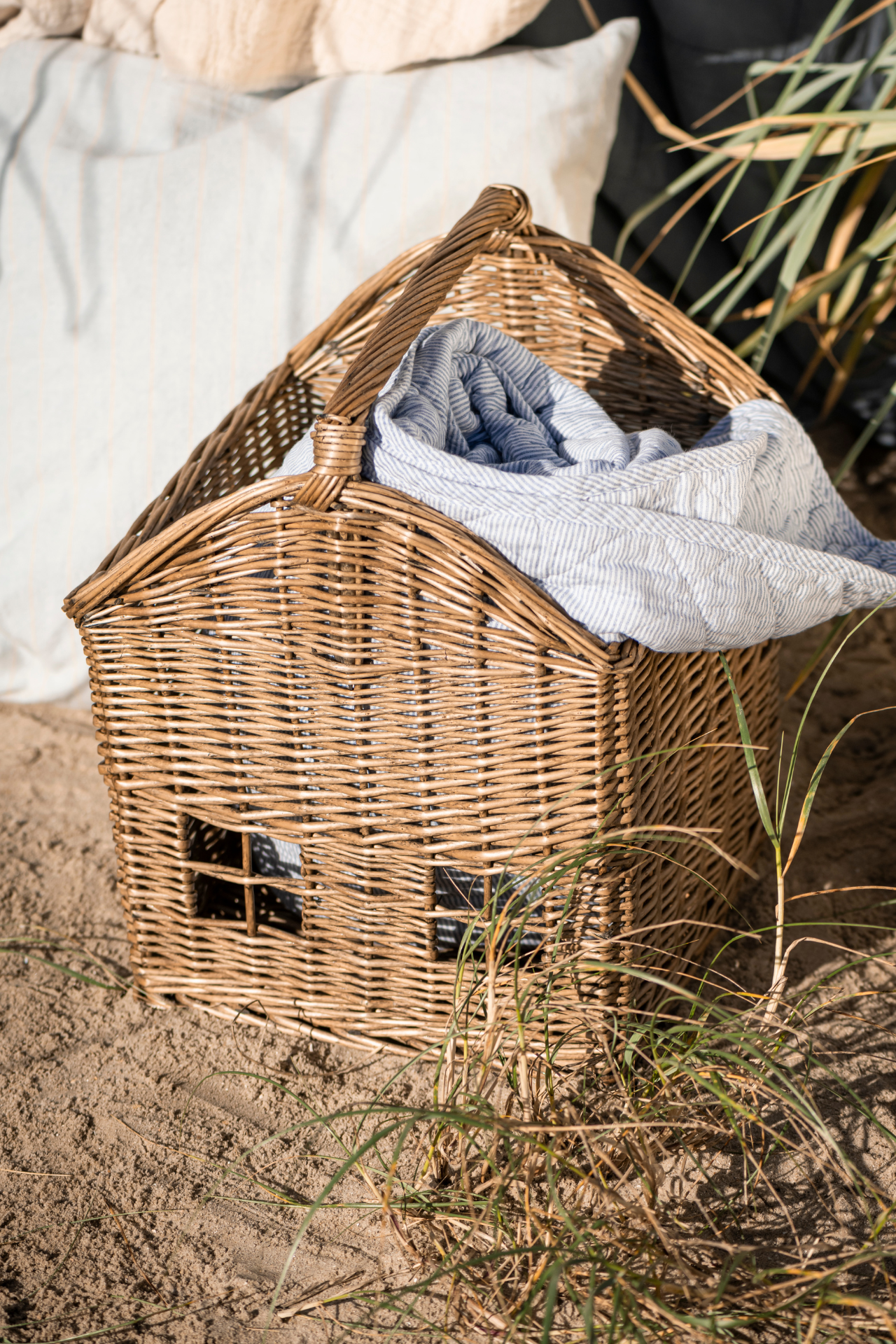 Wicker House Basket