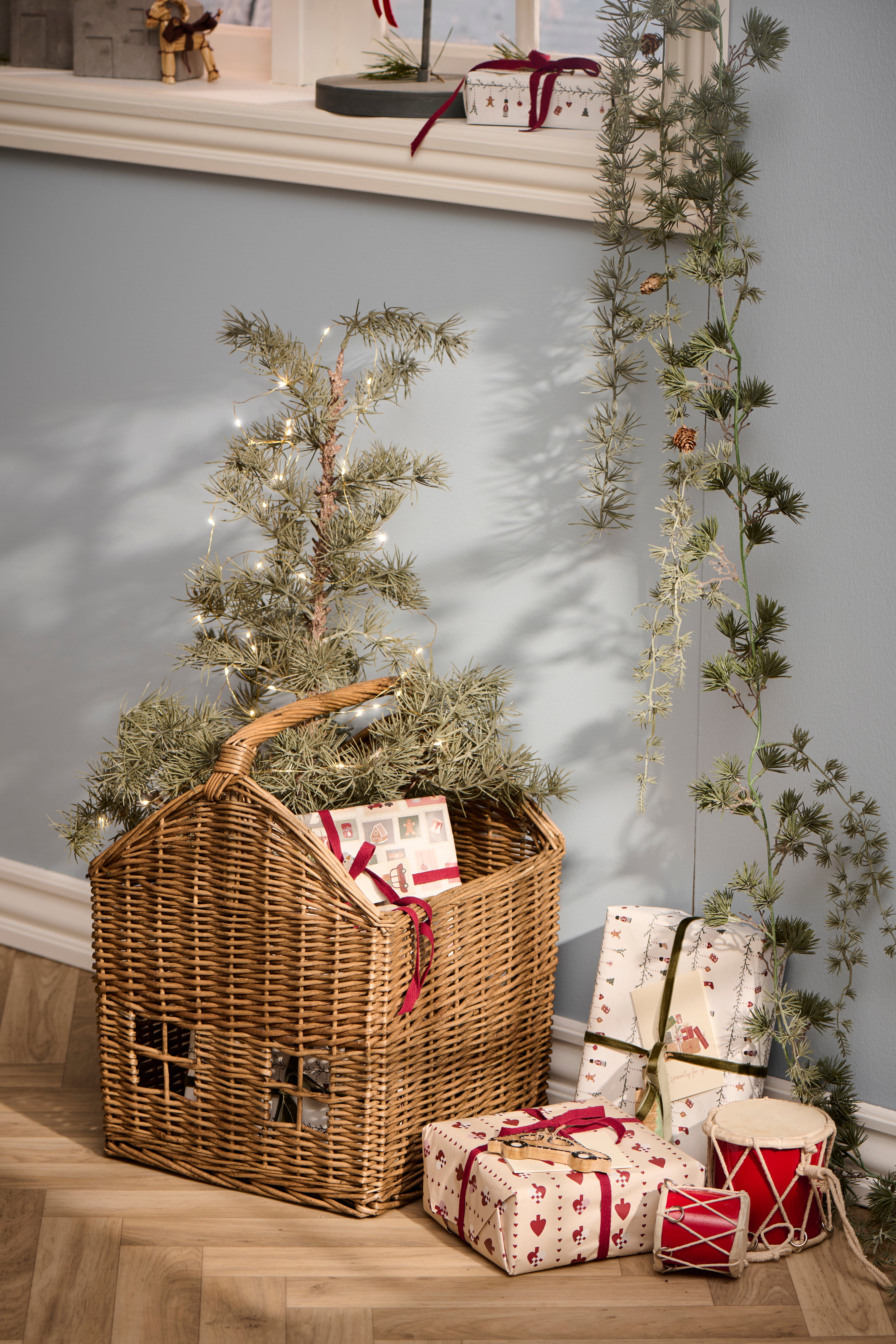 Wicker House Basket