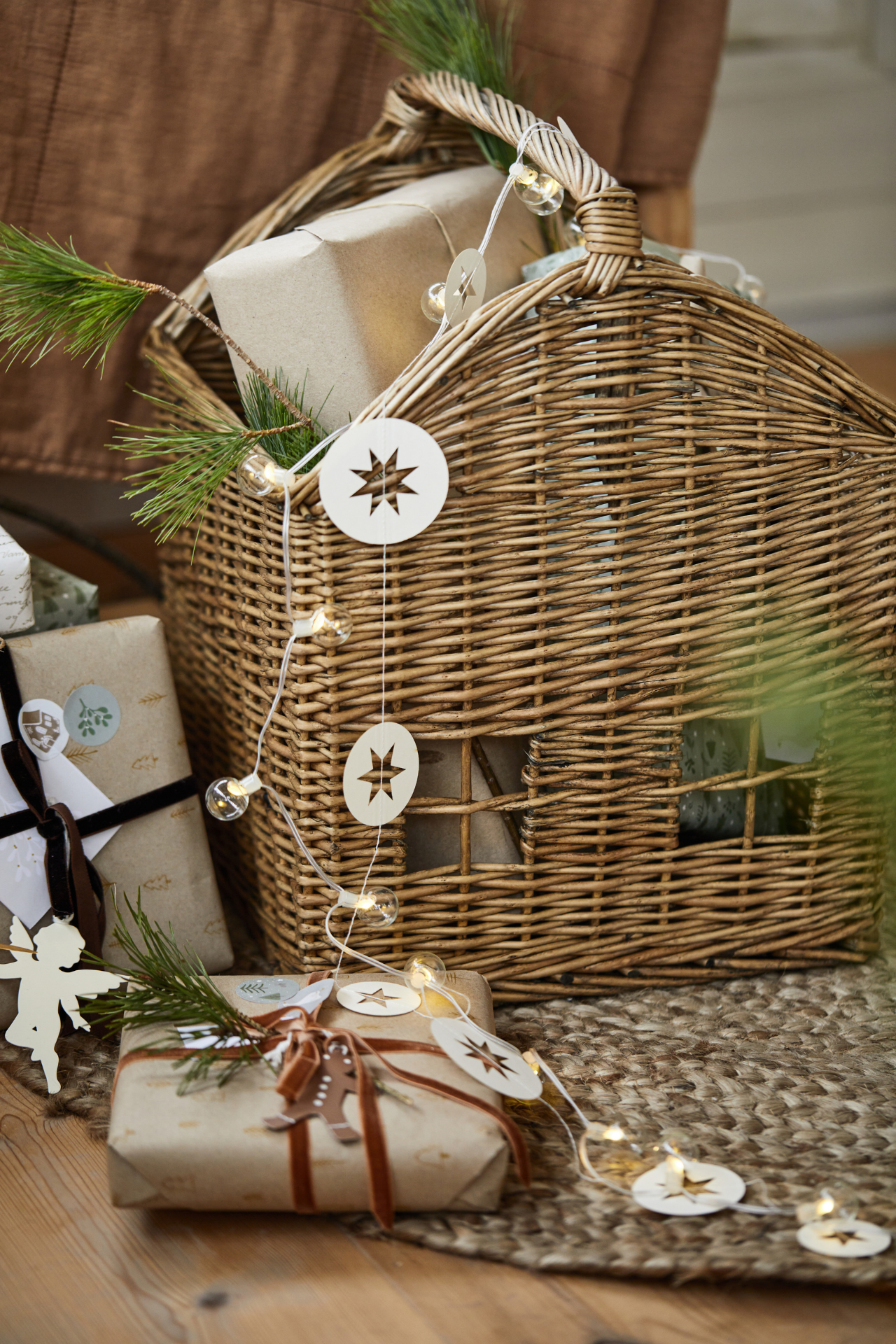 Wicker House Basket