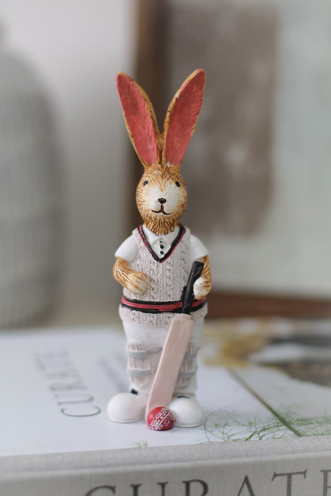 cricket rabbit ornament for spring decor