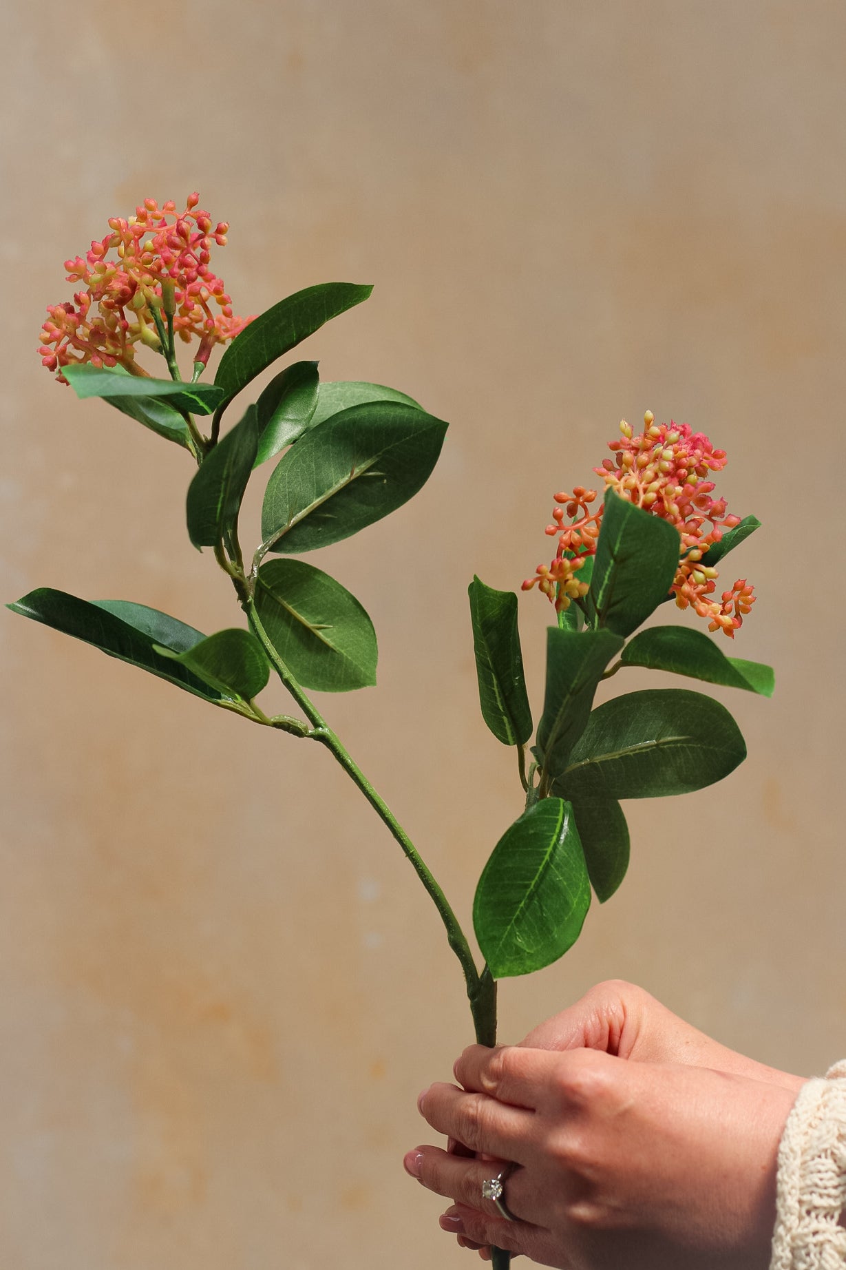 faux foliage skimmia