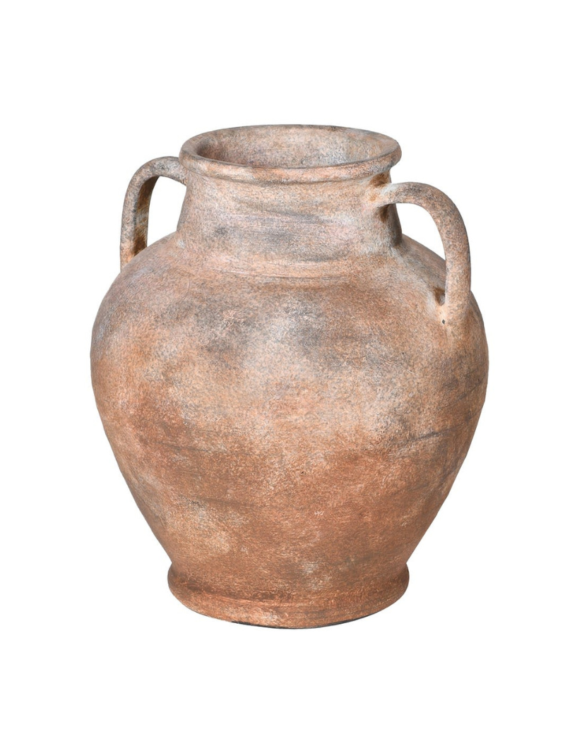 mardale mottle terracotta handled vase