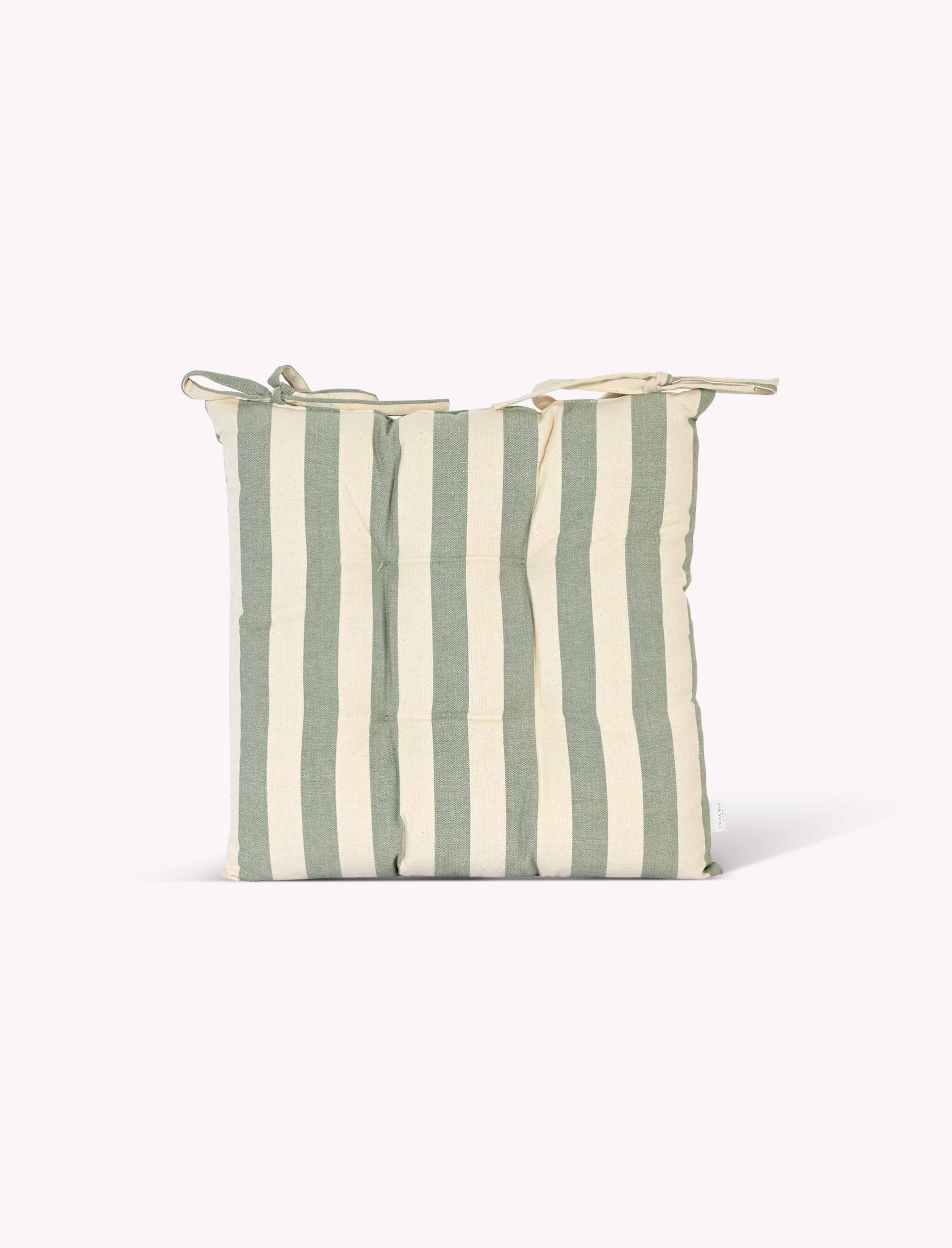 Rosemary Wide Stripe Seat Pad