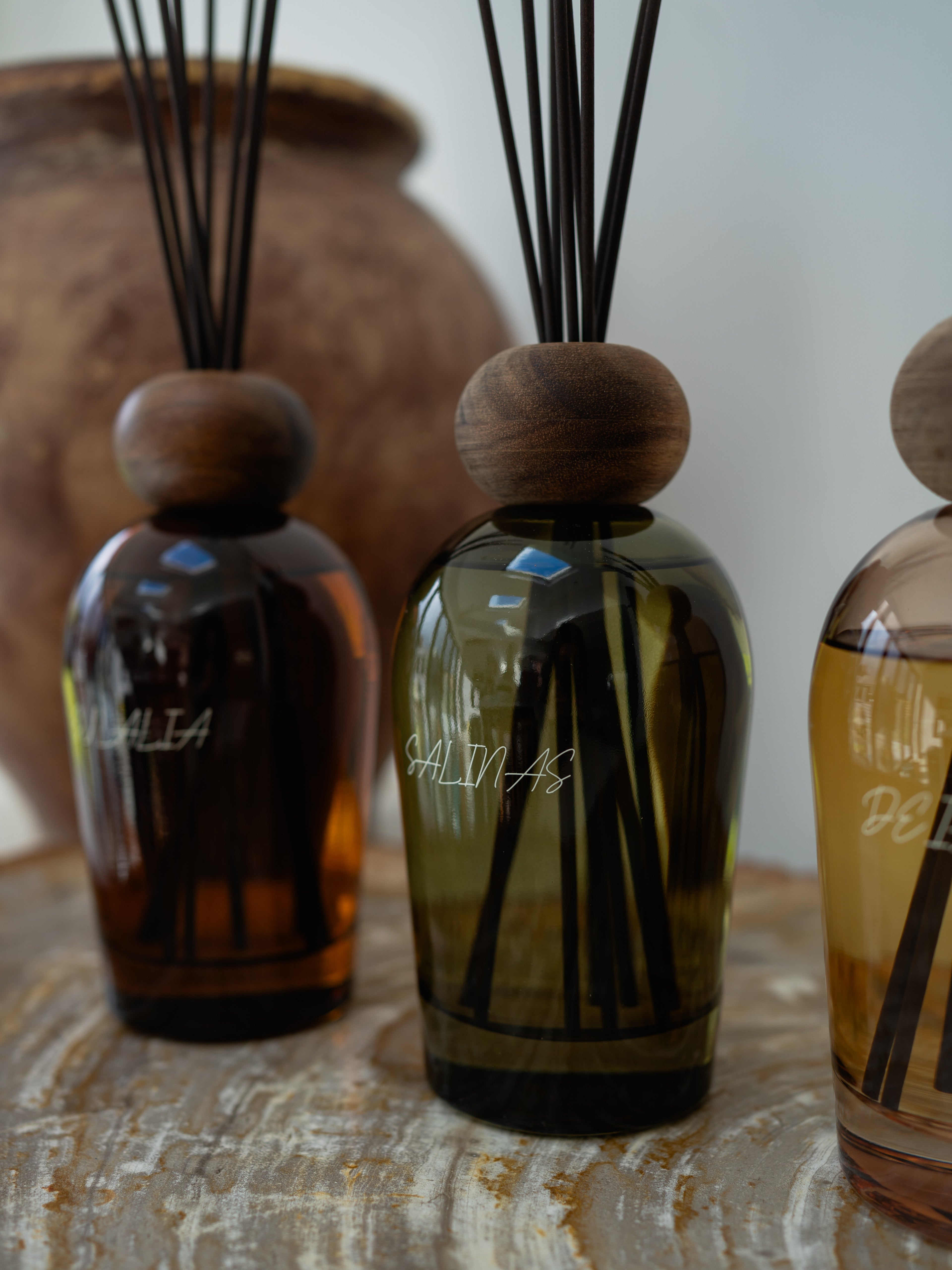 set of three luxury reed diffusers