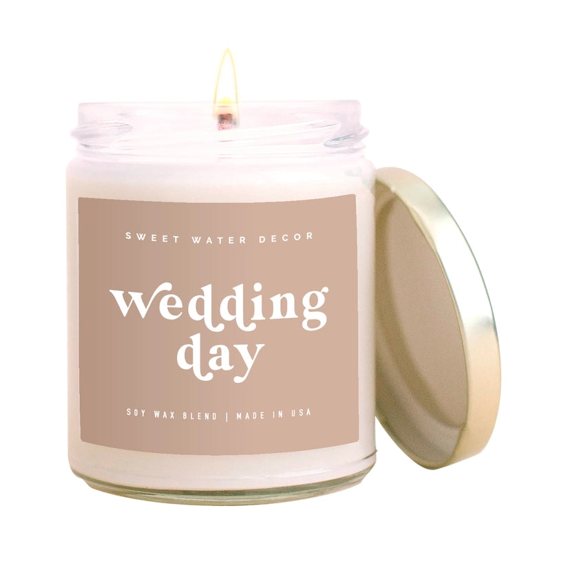 Wedding Day Candle (Nude Label)
