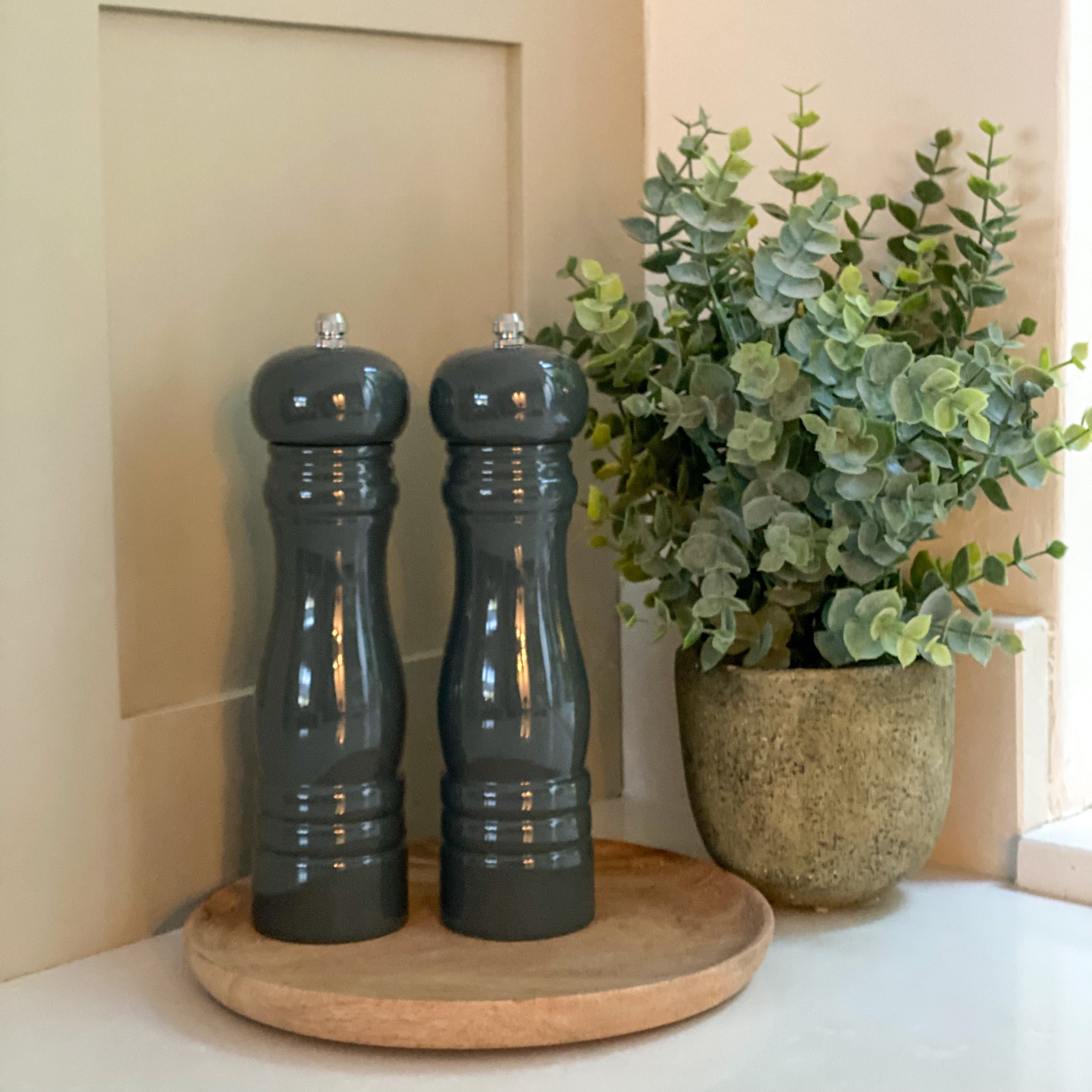 Charcoal Salt & Pepper Mills