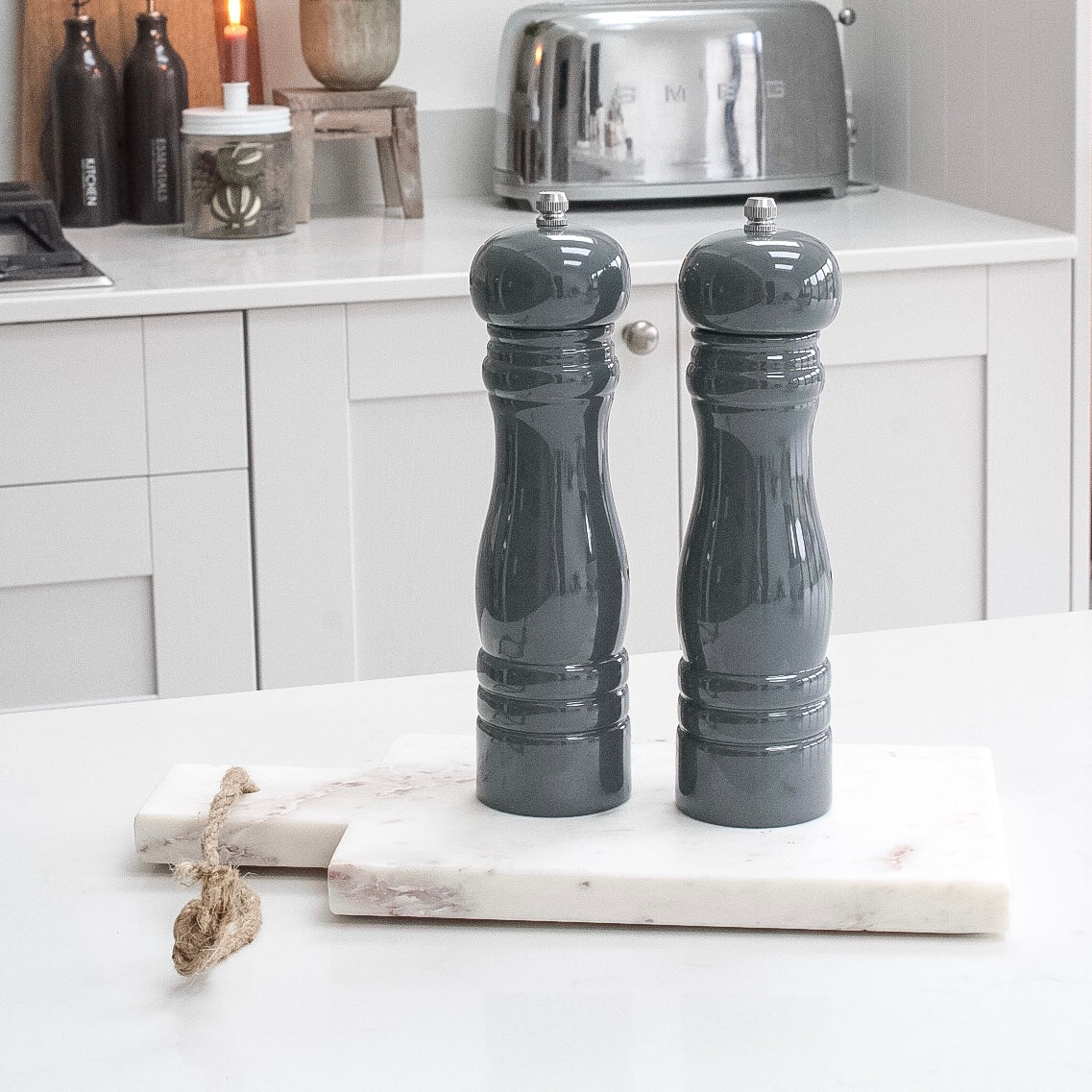 Charcoal Salt & Pepper Mills