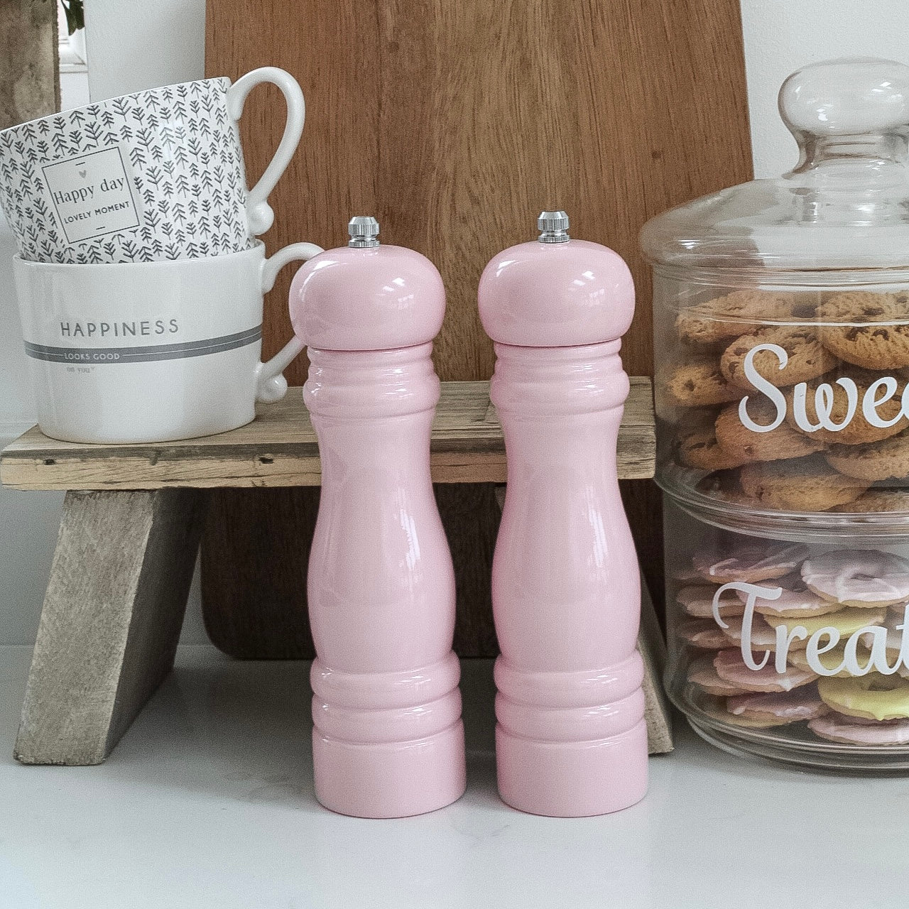 Pink Salt & Pepper Mills