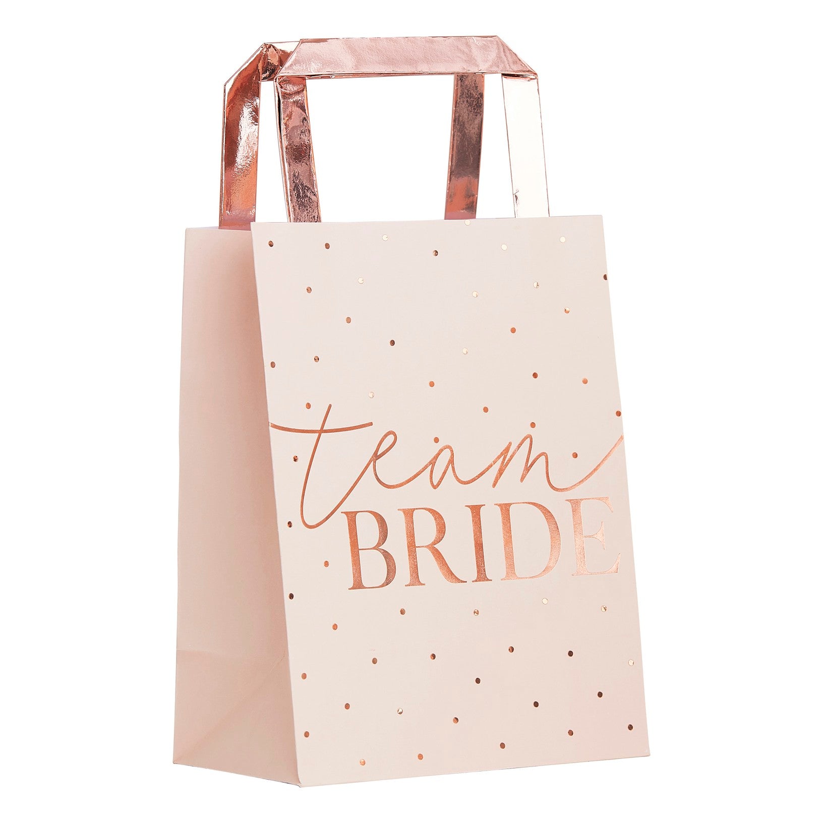 Team Bride Rose Gold Party Bags